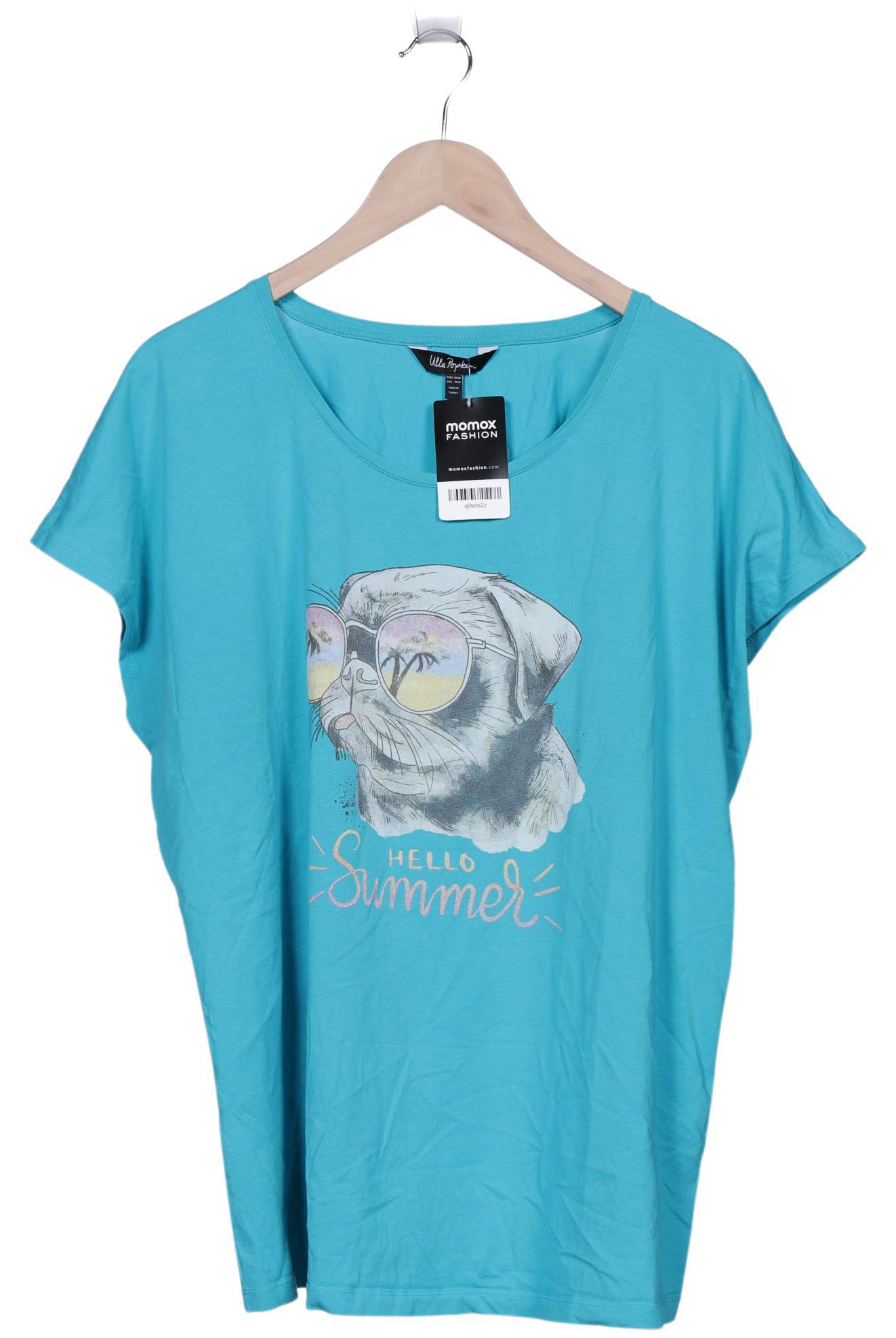 

Ulla Popken Damen T-Shirt, türkis, Gr. 46