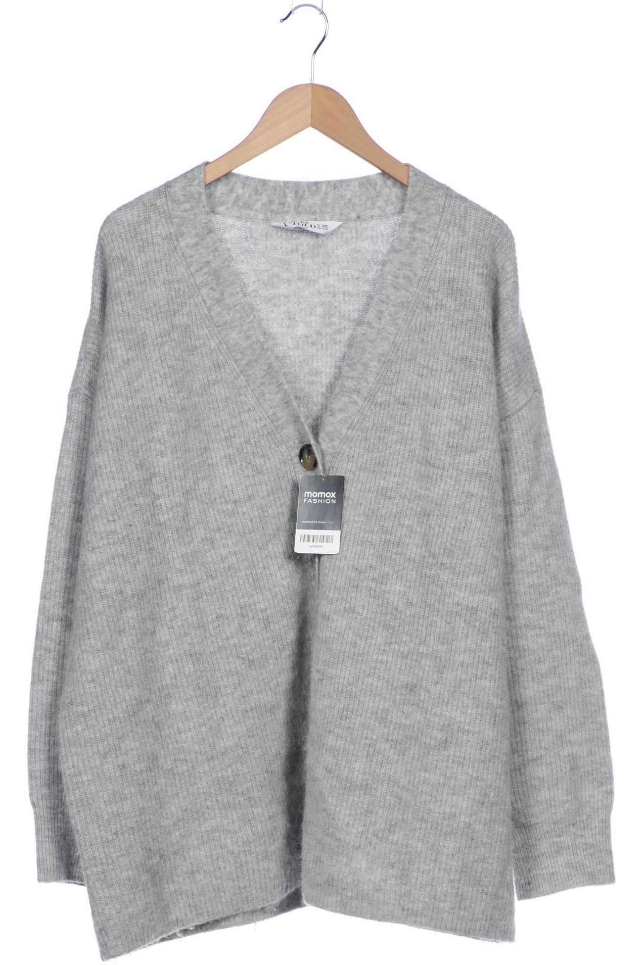 

Ulla Popken Damen Strickjacke, grau, Gr. 46