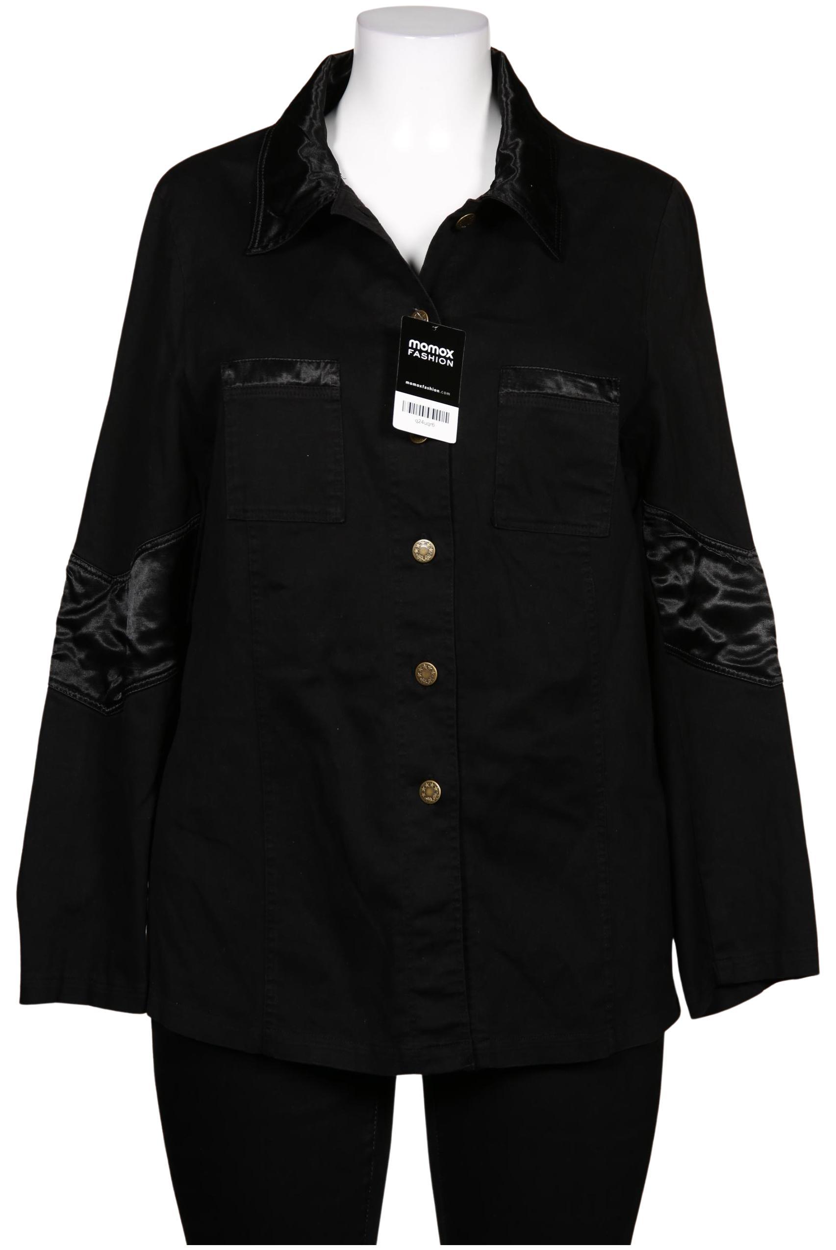 

Ulla Popken Damen Bluse, schwarz, Gr. 46
