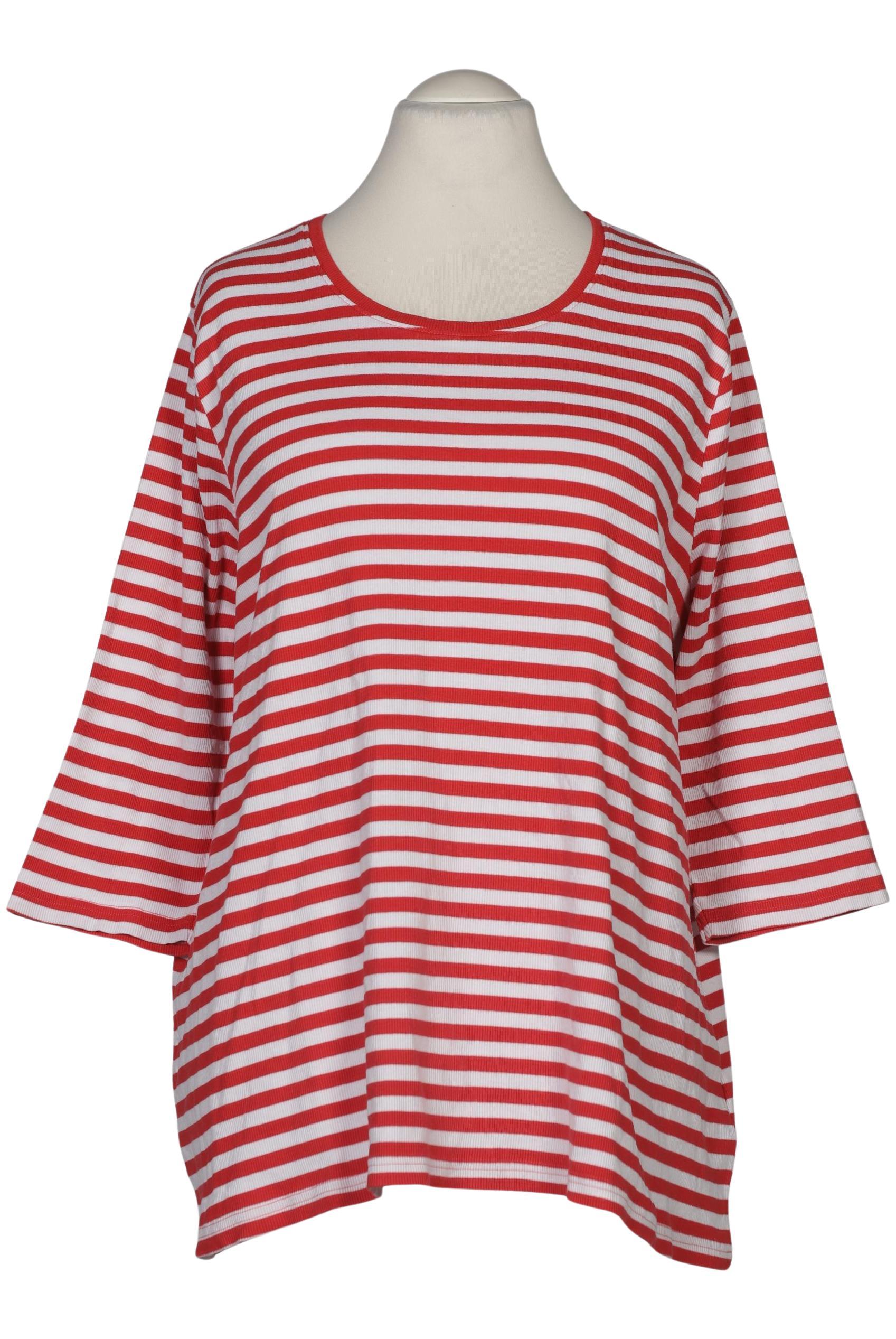 

Ulla Popken Damen Langarmshirt, rot, Gr. 54