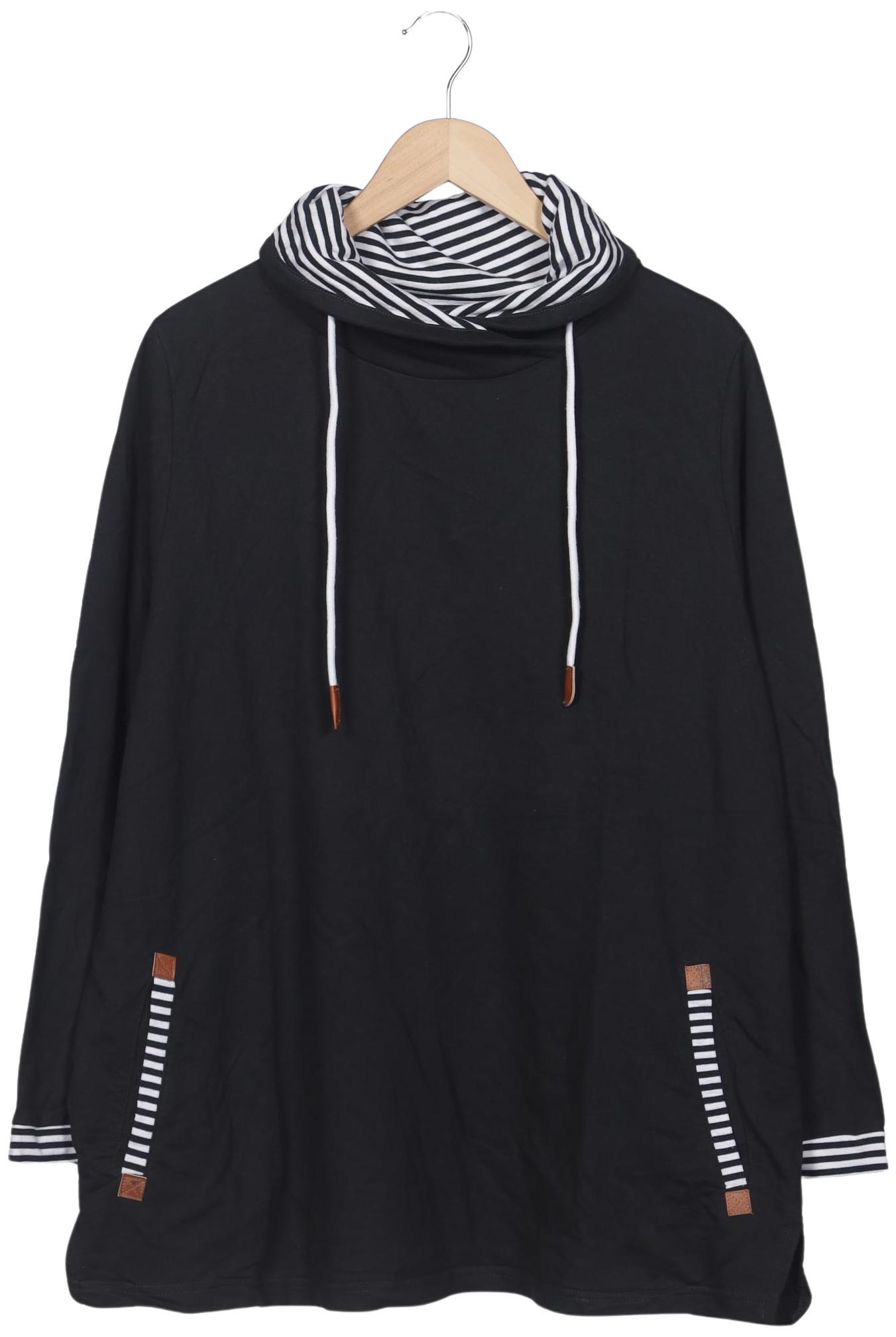 

Ulla Popken Damen Sweatshirt, schwarz, Gr. 50