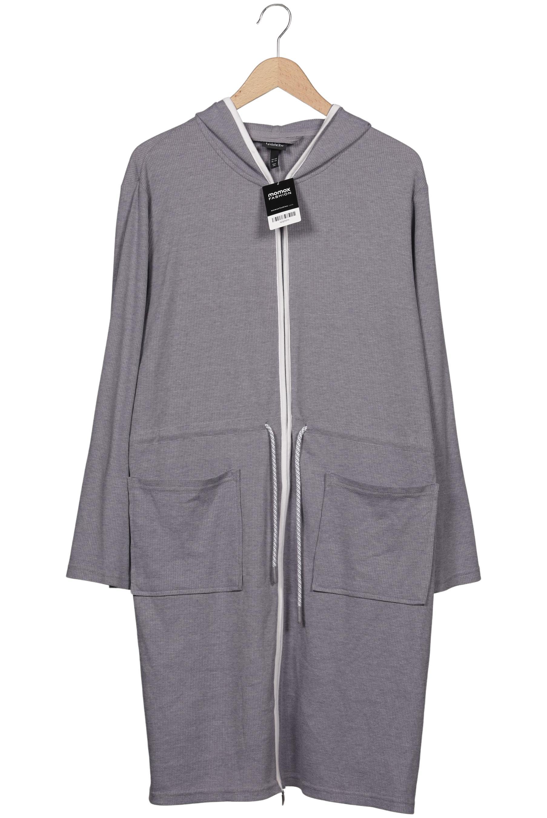 

Ulla Popken Damen Strickjacke, grau, Gr. 46