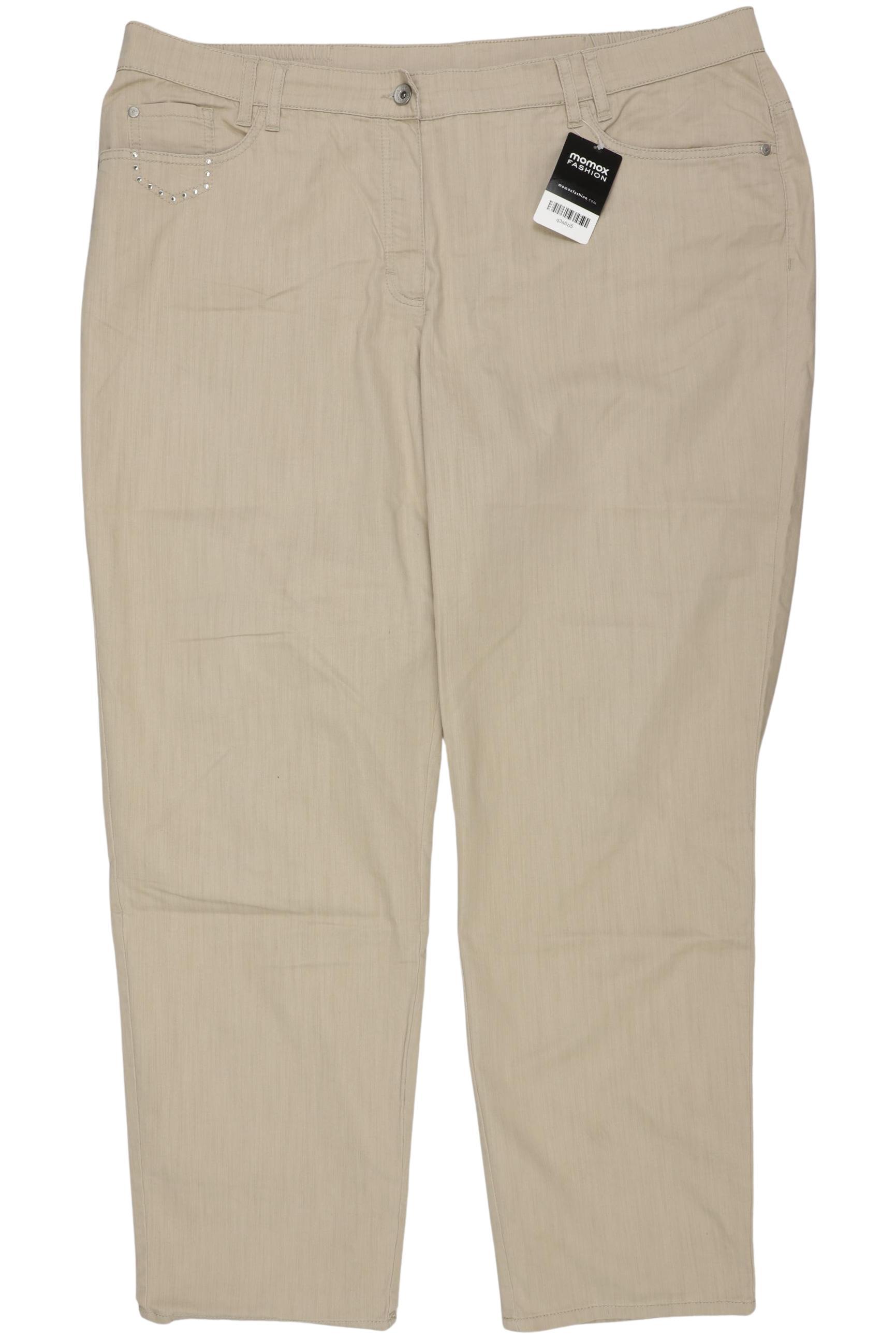 

Ulla Popken Damen Stoffhose, beige, Gr. 52