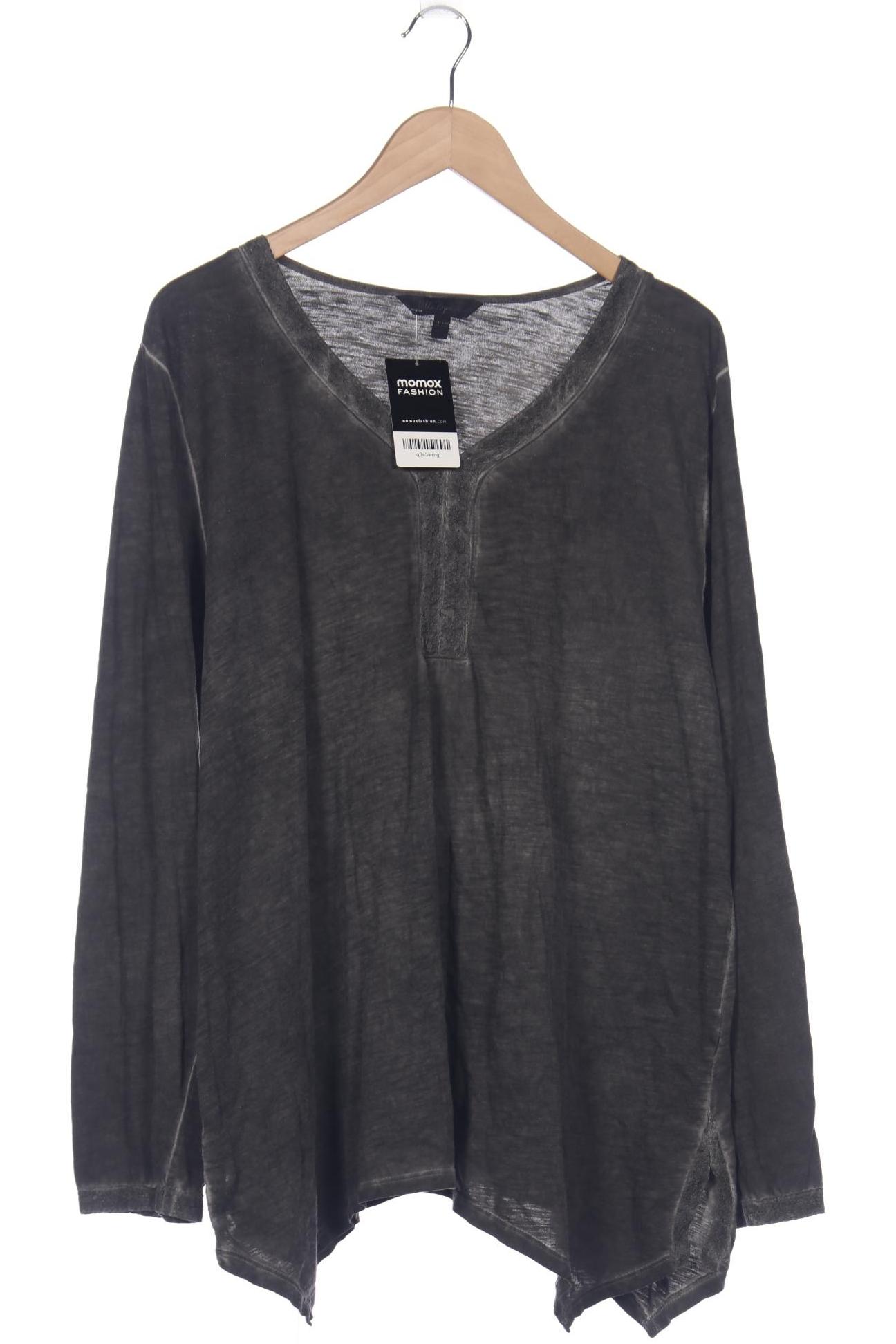 

Ulla Popken Damen Langarmshirt, grau, Gr. 50