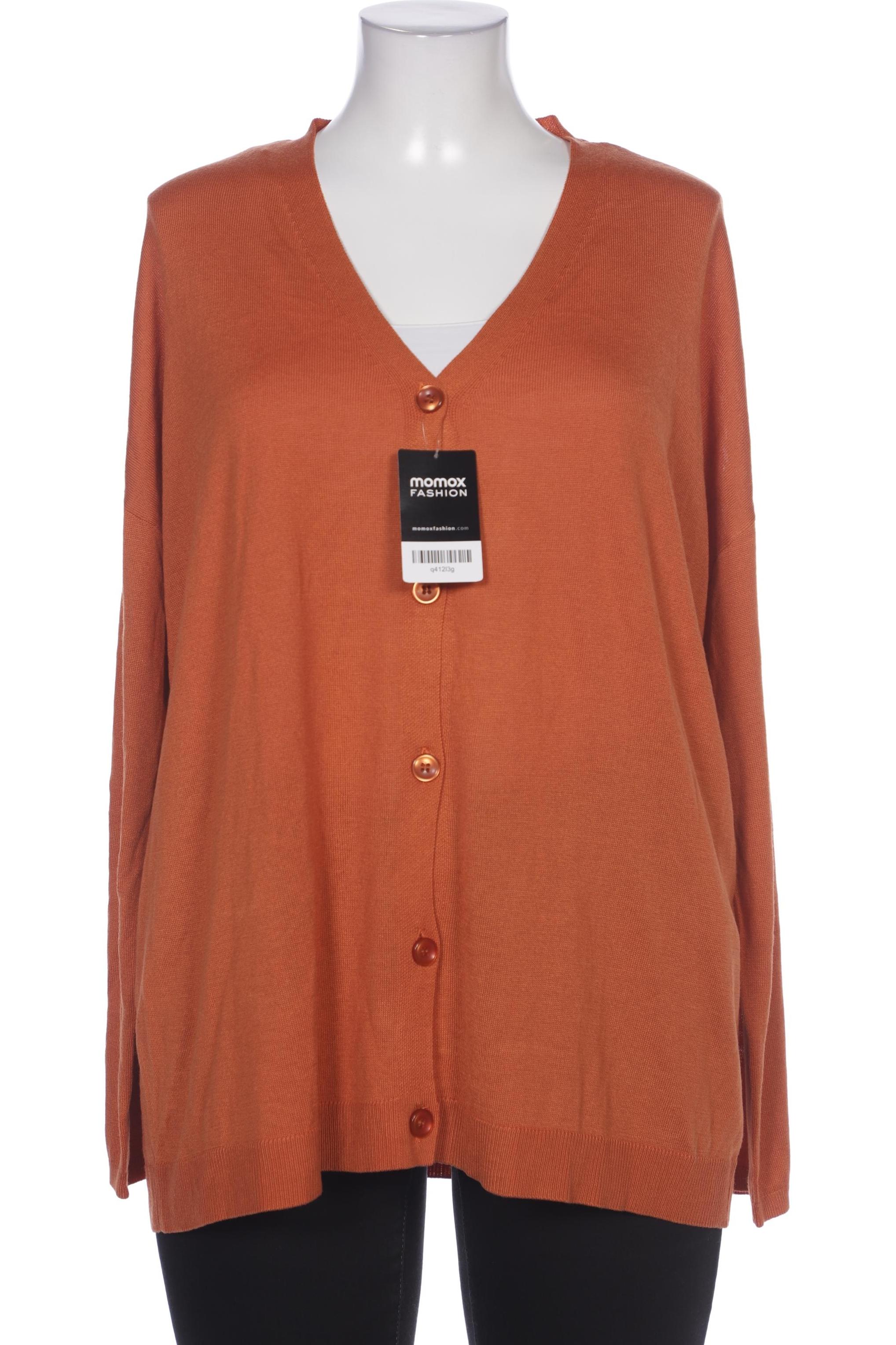 

Ulla Popken Damen Strickjacke, orange, Gr. 46