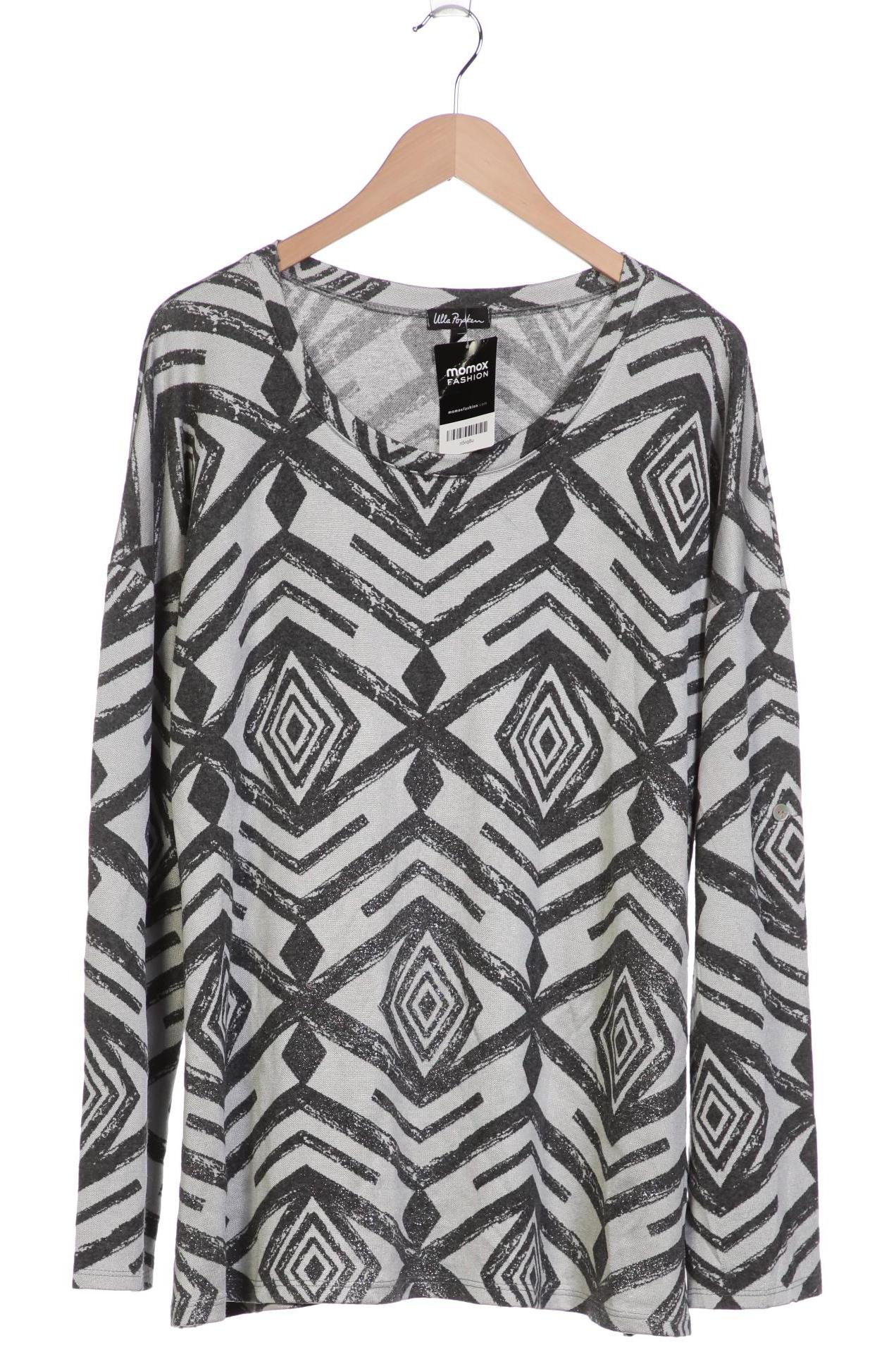 

Ulla Popken Damen Langarmshirt, grau, Gr. 48