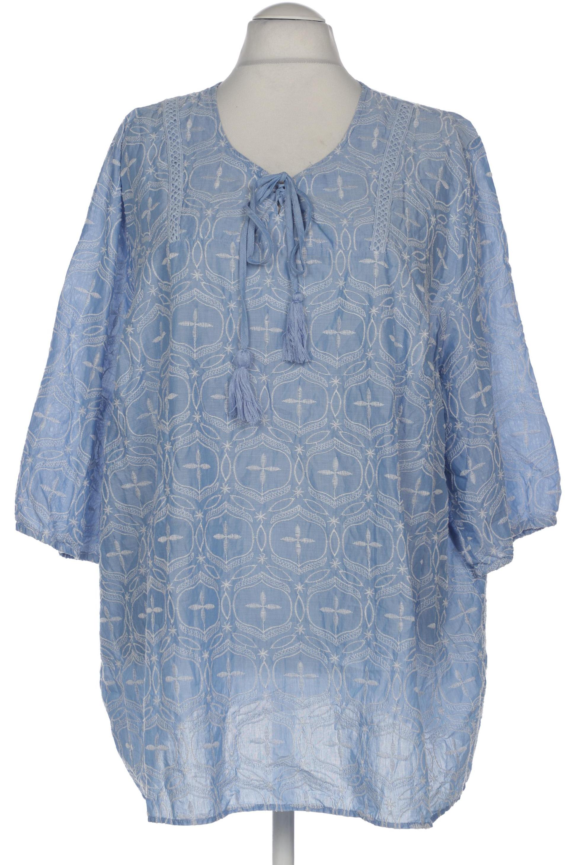 

Ulla Popken Damen Bluse, blau, Gr. 58