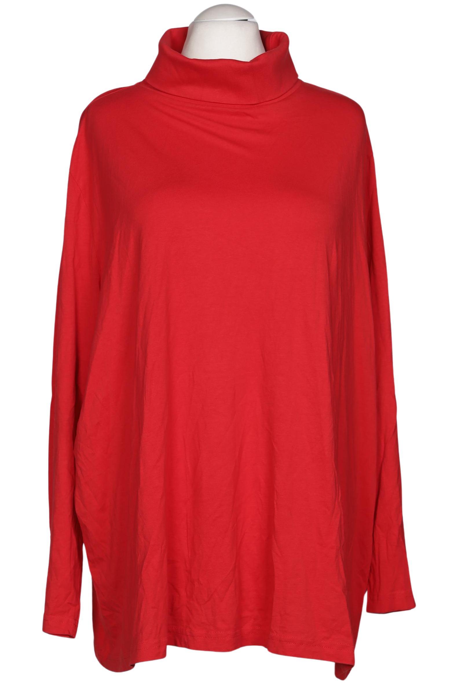 

Ulla Popken Damen Langarmshirt, rot, Gr. 62