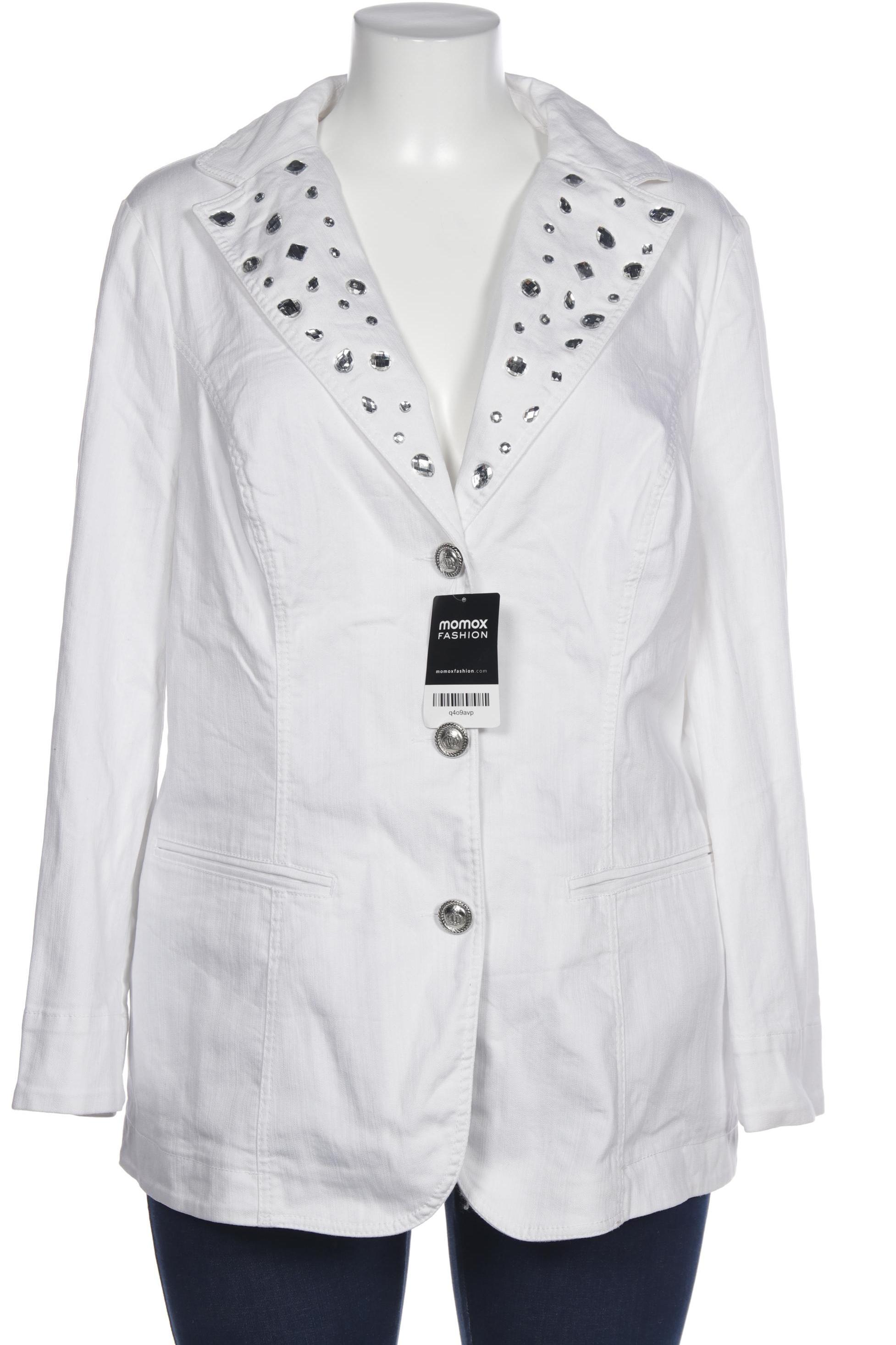 

Ulla Popken Damen Blazer, weiß, Gr. 50