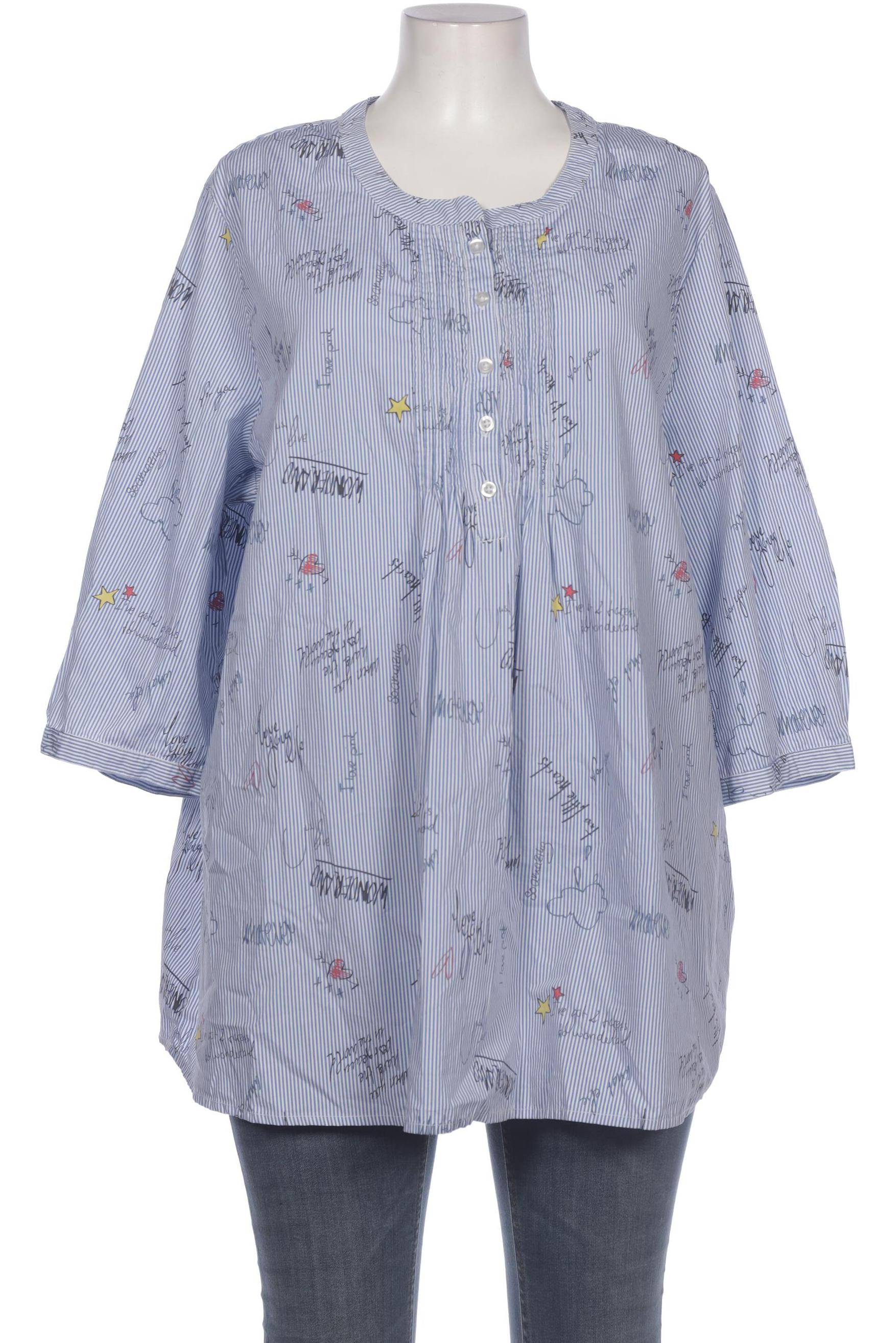 

Ulla Popken Damen Bluse, blau, Gr. 50