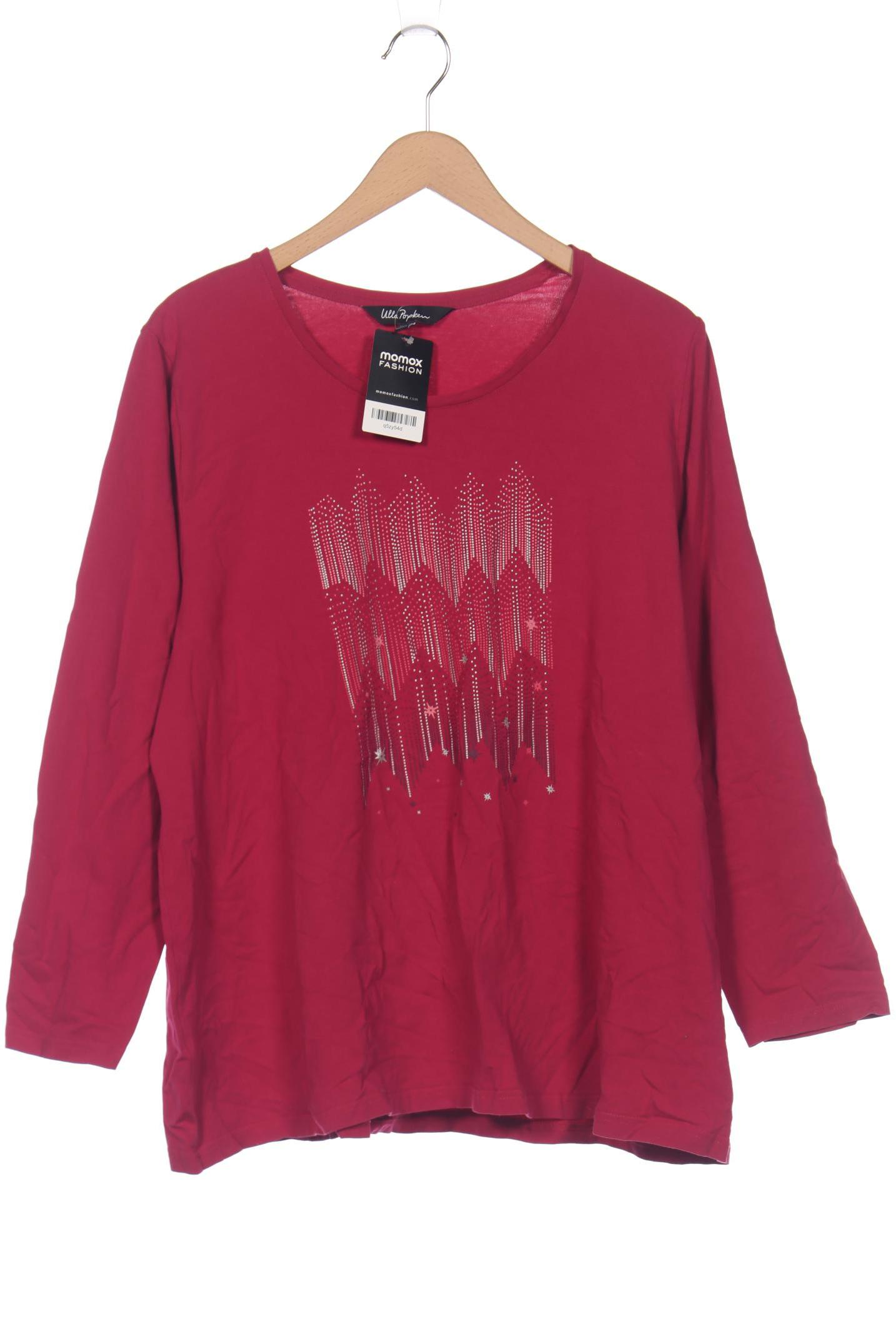 

Ulla Popken Damen Langarmshirt, pink, Gr. 50