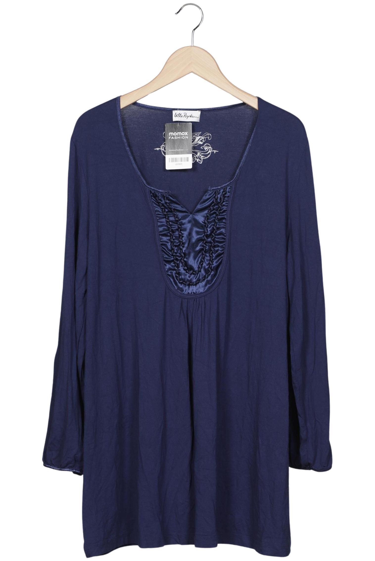 

Ulla Popken Damen Langarmshirt, marineblau, Gr. 46