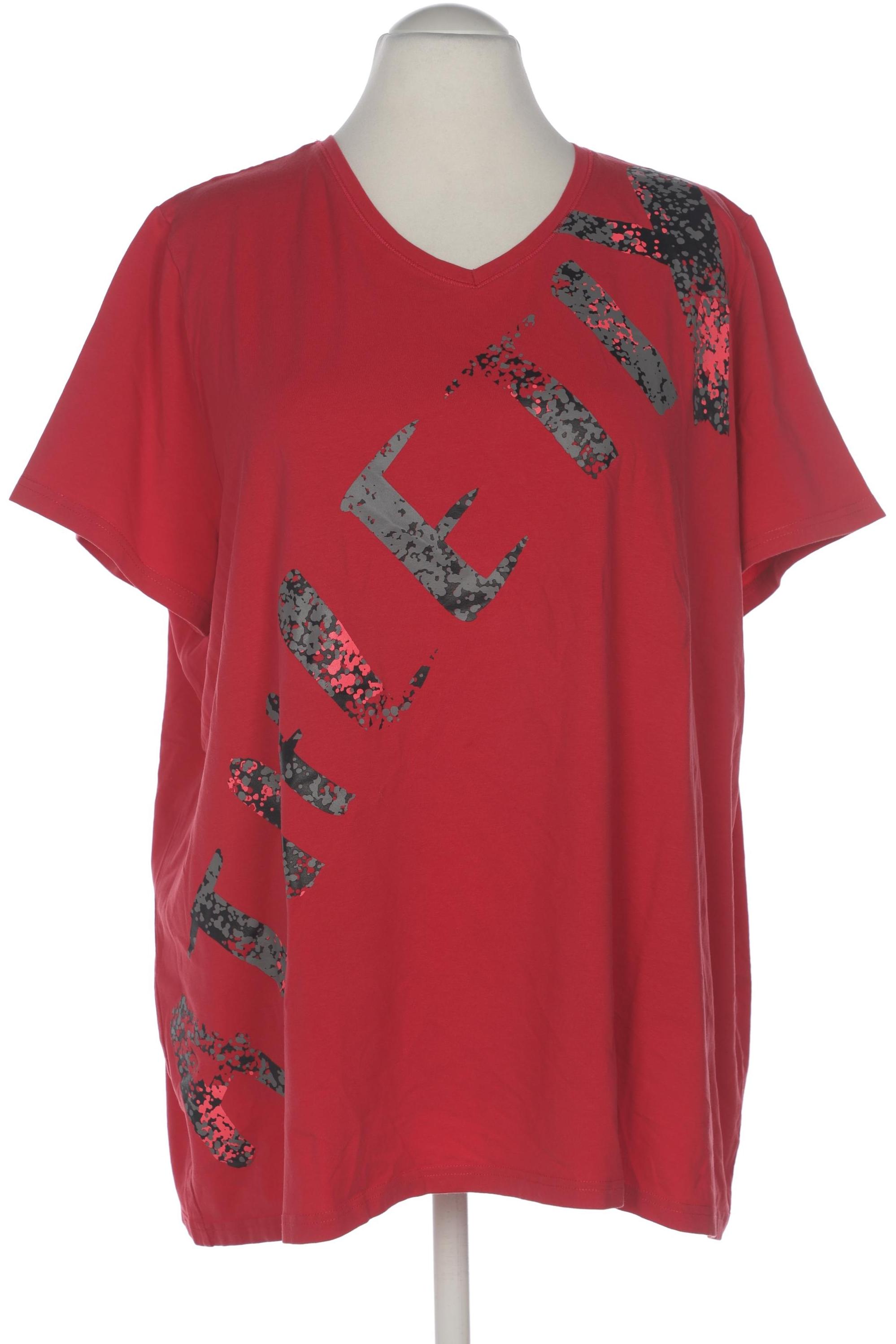 

Ulla Popken Damen T-Shirt, rot, Gr. 54