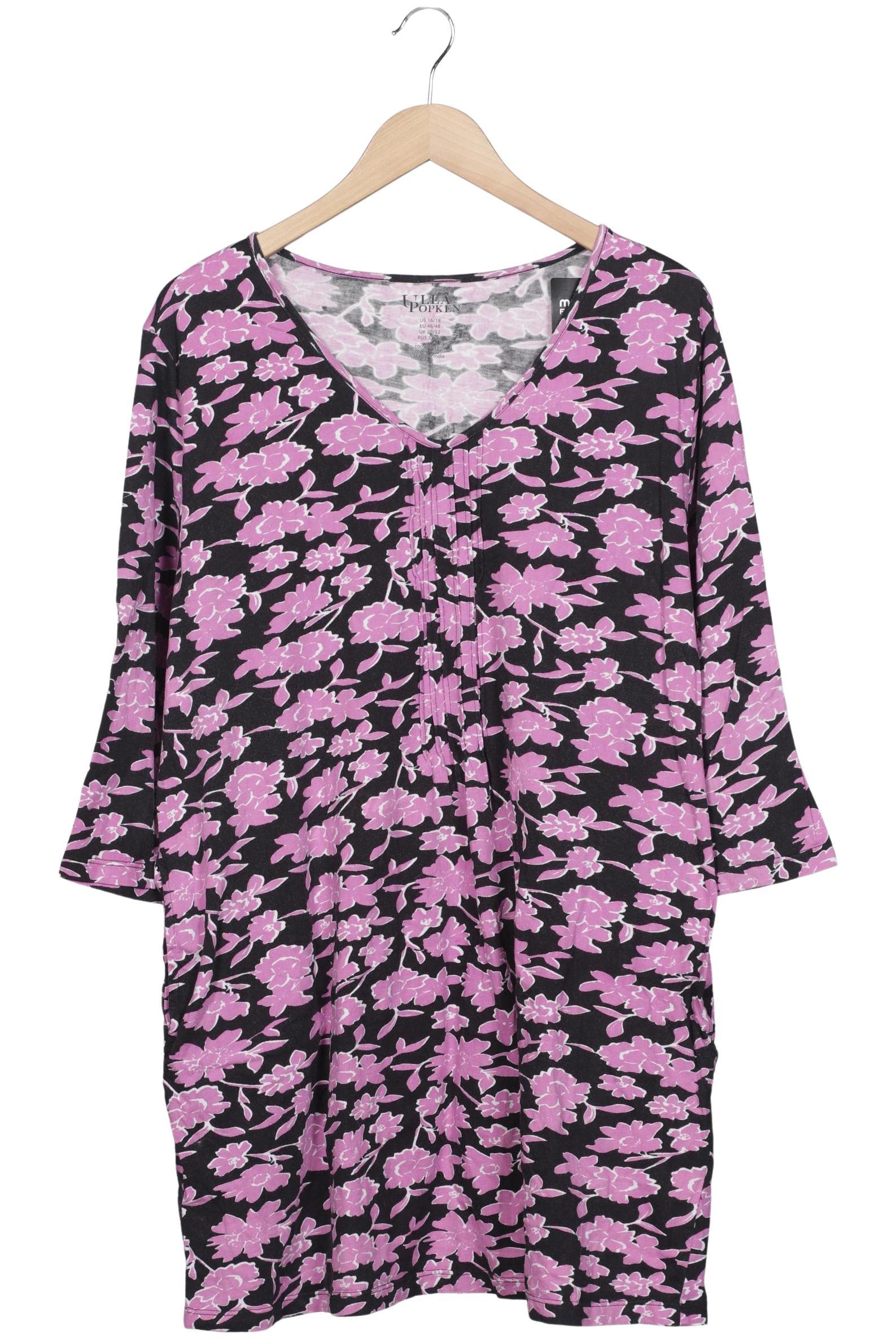 

Ulla Popken Damen Langarmshirt, mehrfarbig, Gr. 46