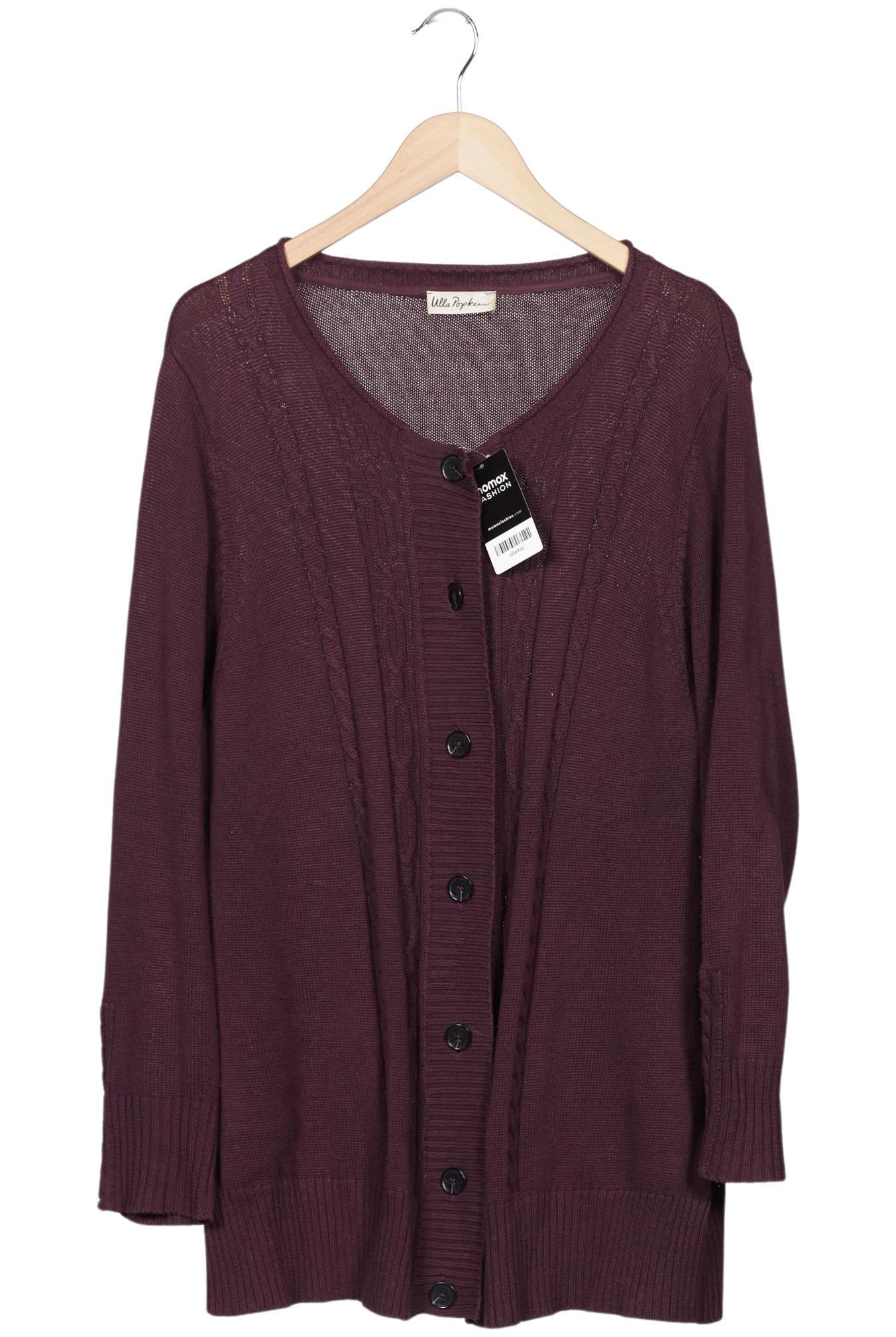 

Ulla Popken Damen Strickjacke, bordeaux, Gr. 46