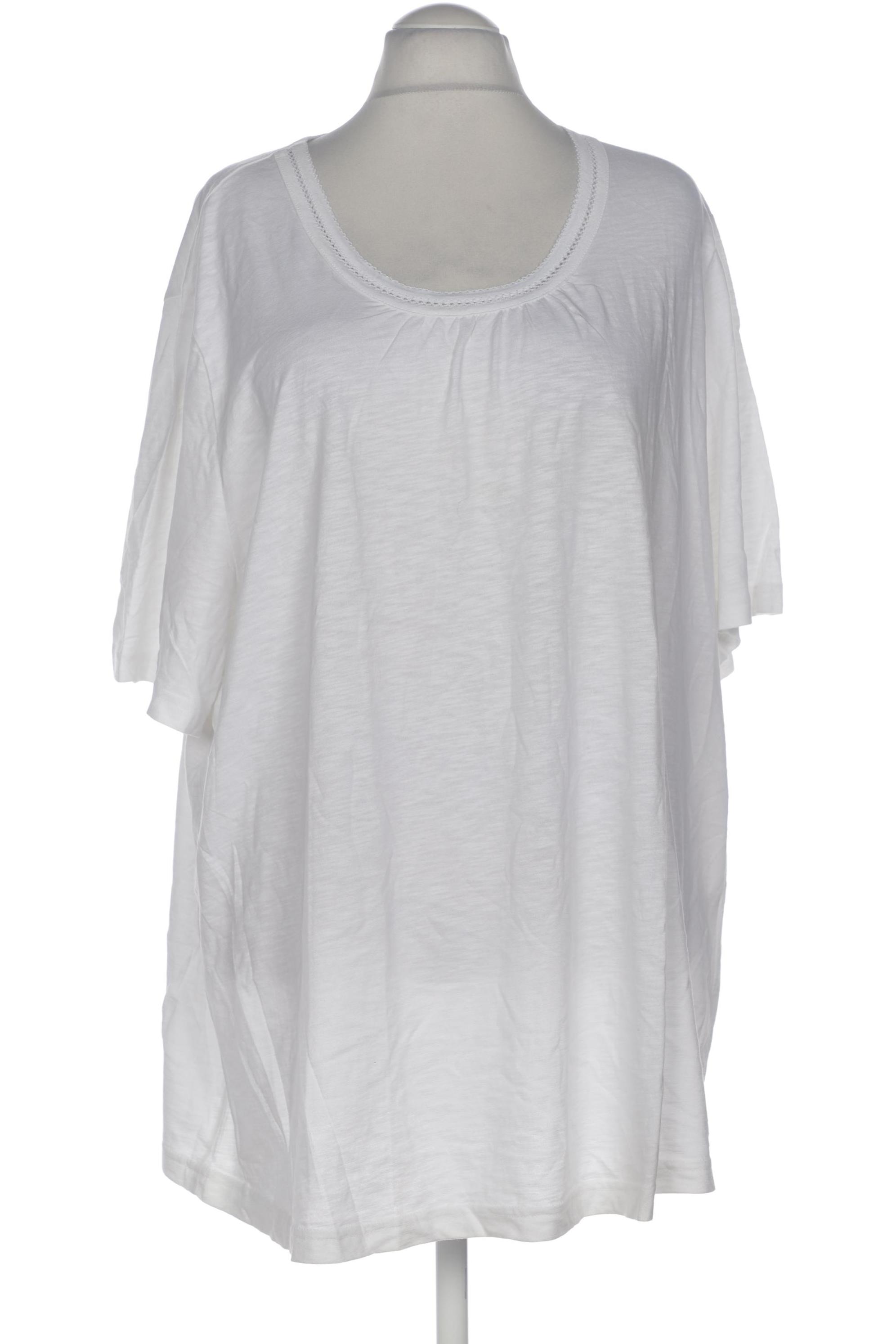 

Ulla Popken Damen T-Shirt, weiß, Gr. 58