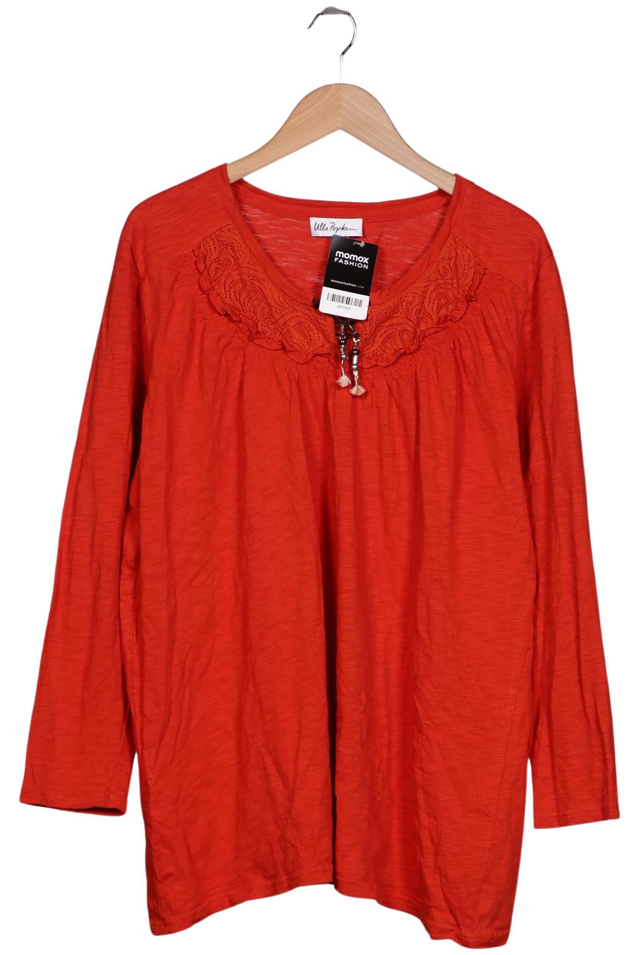 

Ulla Popken Damen Langarmshirt, rot, Gr. 50