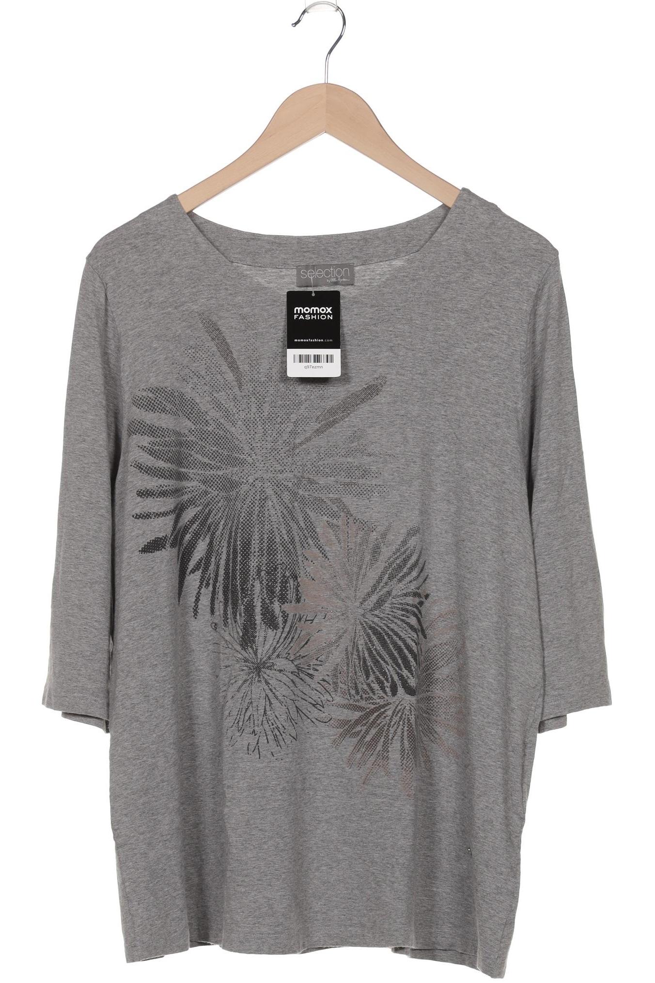 

Ulla Popken Damen T-Shirt, grau, Gr. 46