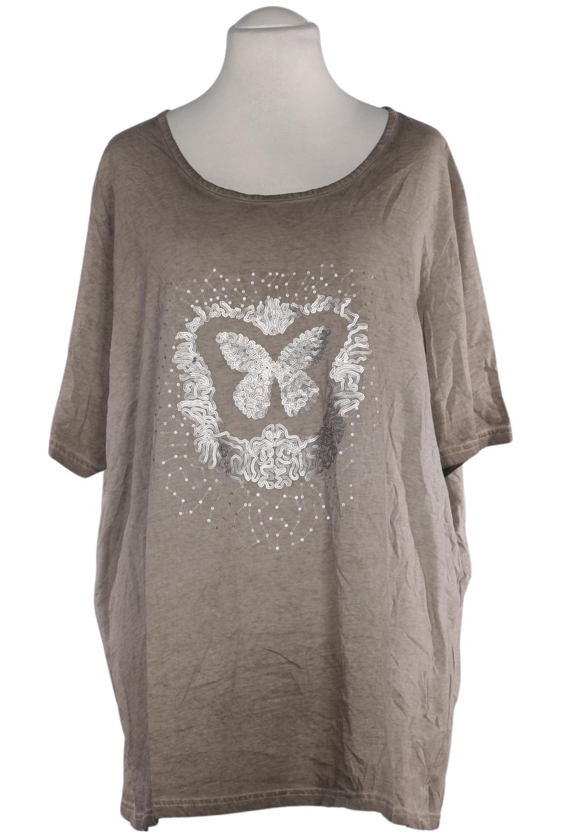 

Ulla Popken Damen T-Shirt, braun, Gr. 54