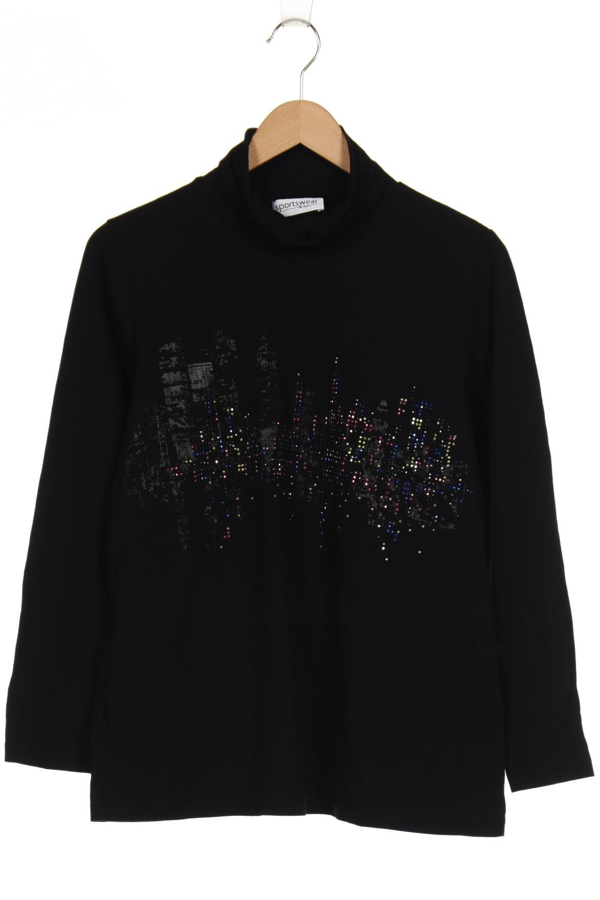 

Ulla Popken Damen Langarmshirt, schwarz