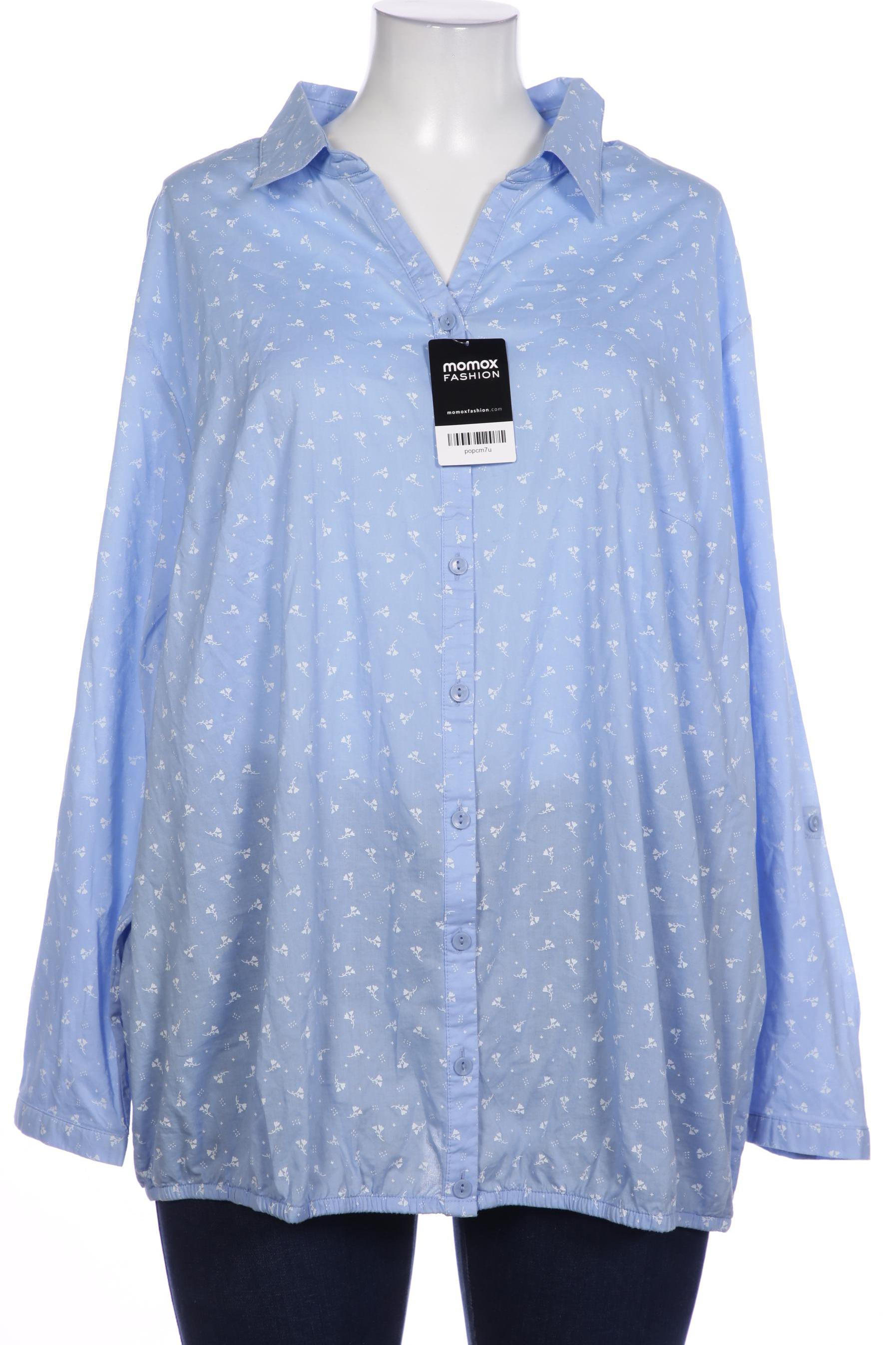 

Ulla Popken Damen Bluse, blau, Gr. 52