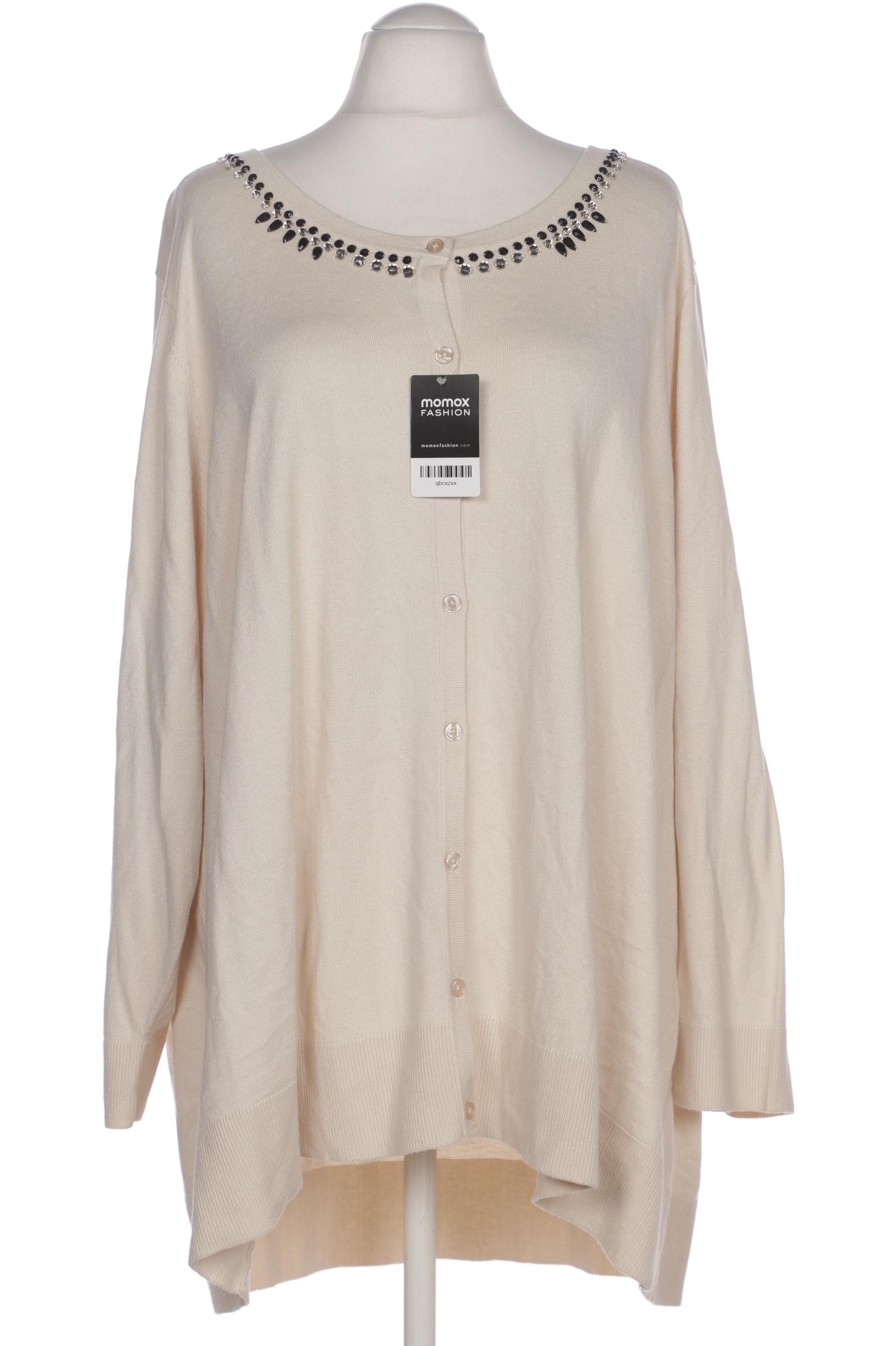 

Ulla Popken Damen Strickjacke, cremeweiß, Gr. 58
