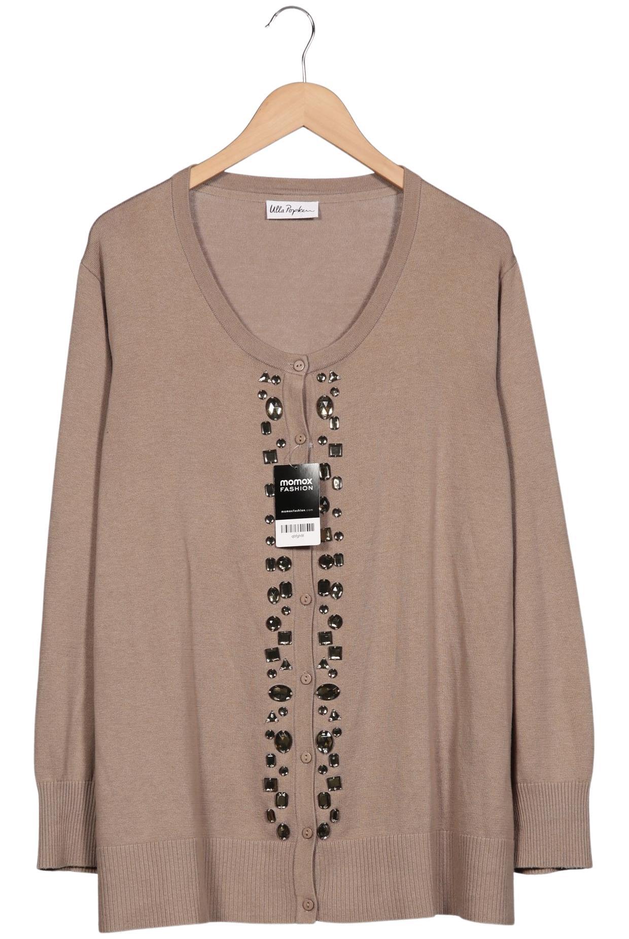 

Ulla Popken Damen Strickjacke, beige, Gr. 50