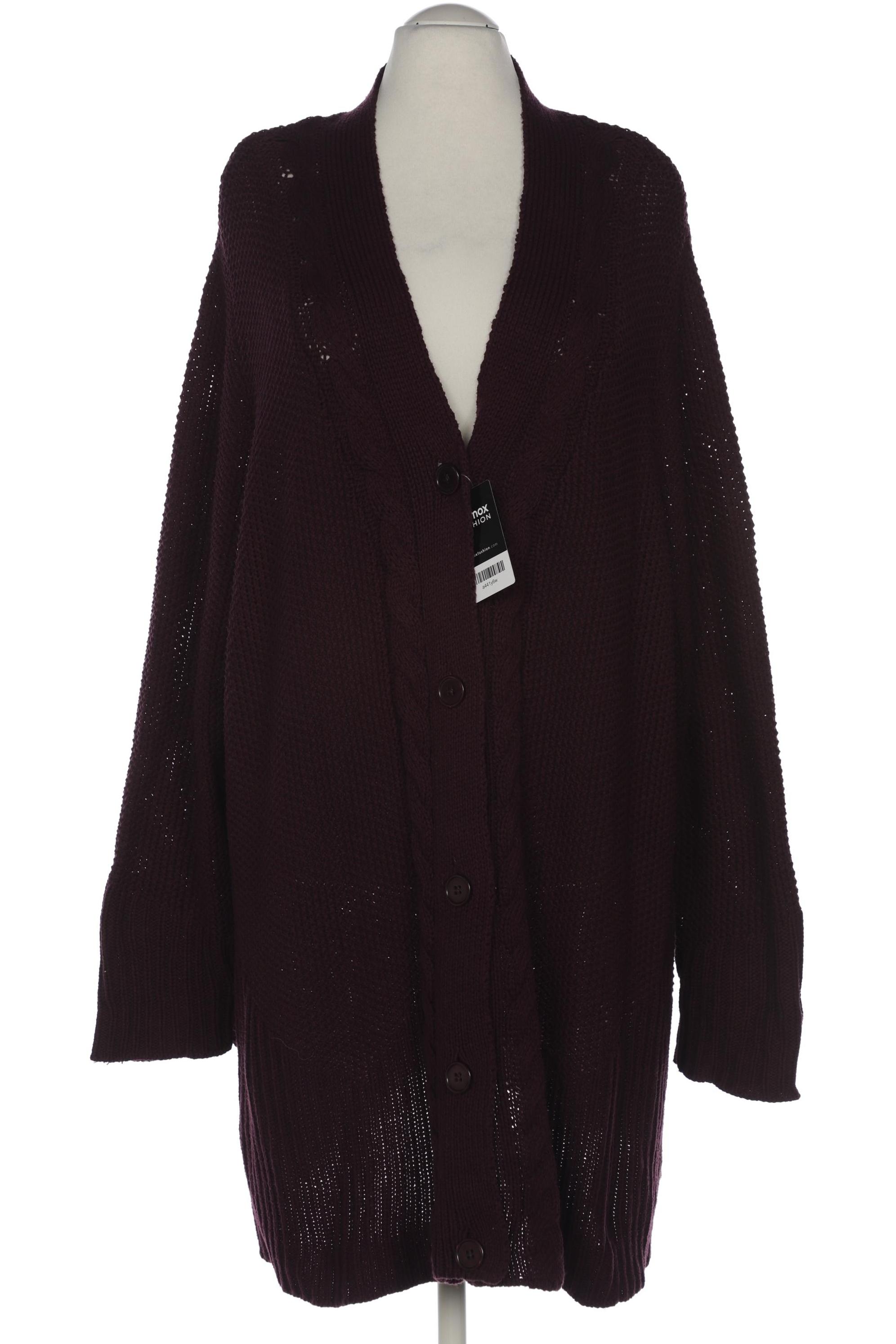 

Ulla Popken Damen Strickjacke, bordeaux, Gr. 54