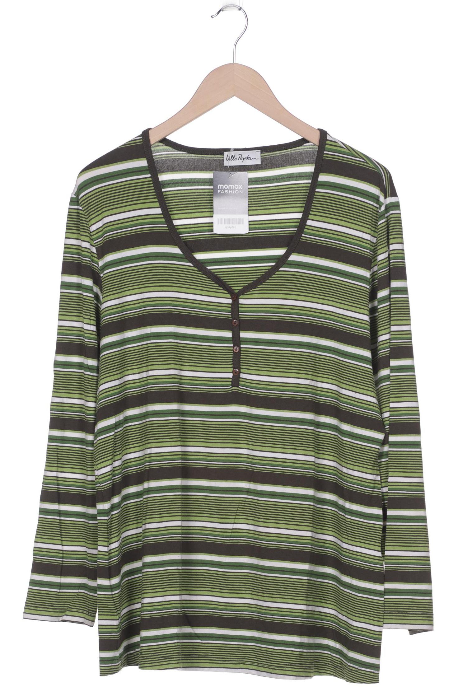 

Ulla Popken Damen Langarmshirt, grün, Gr. 42