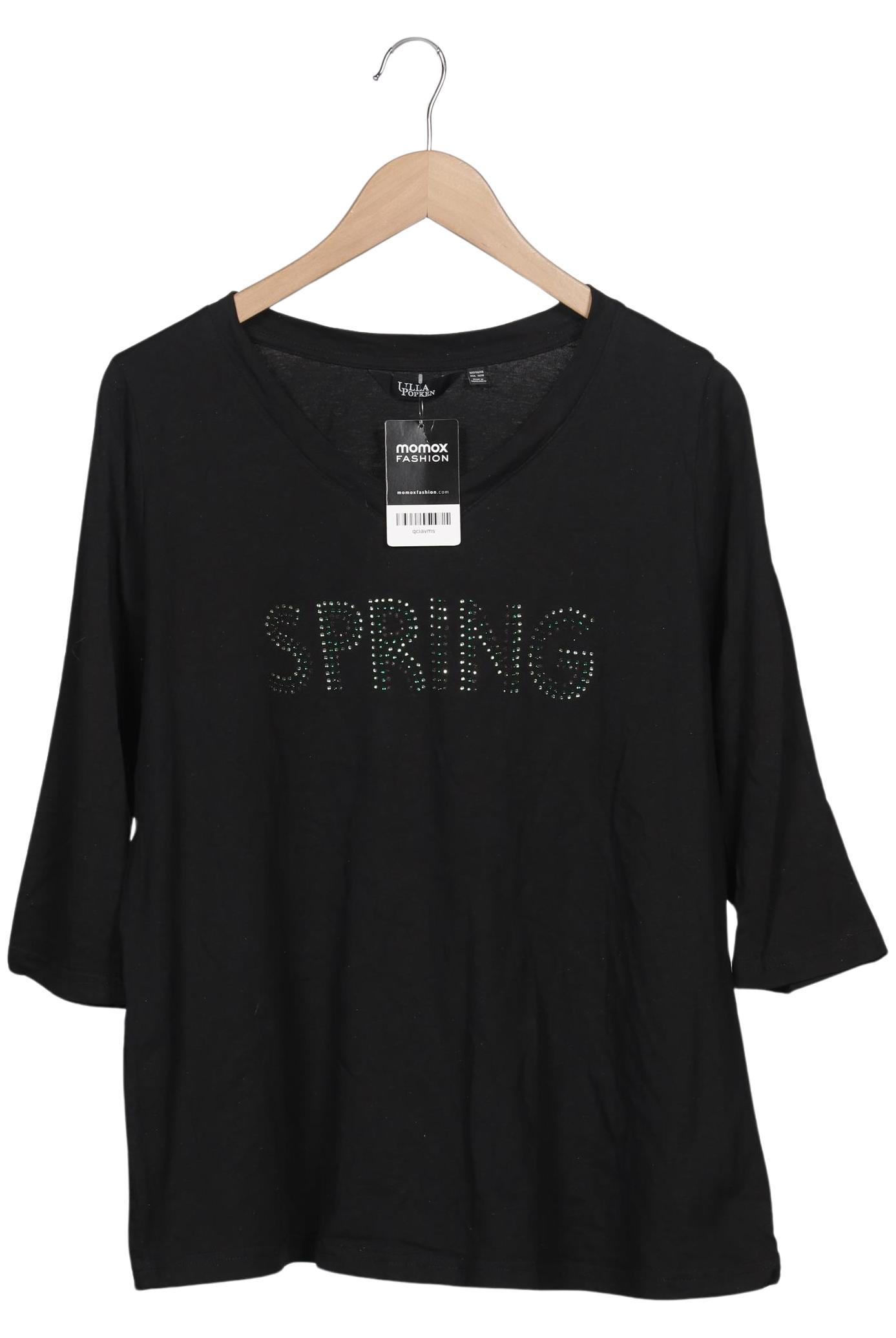 

Ulla Popken Damen Langarmshirt, schwarz, Gr. 46