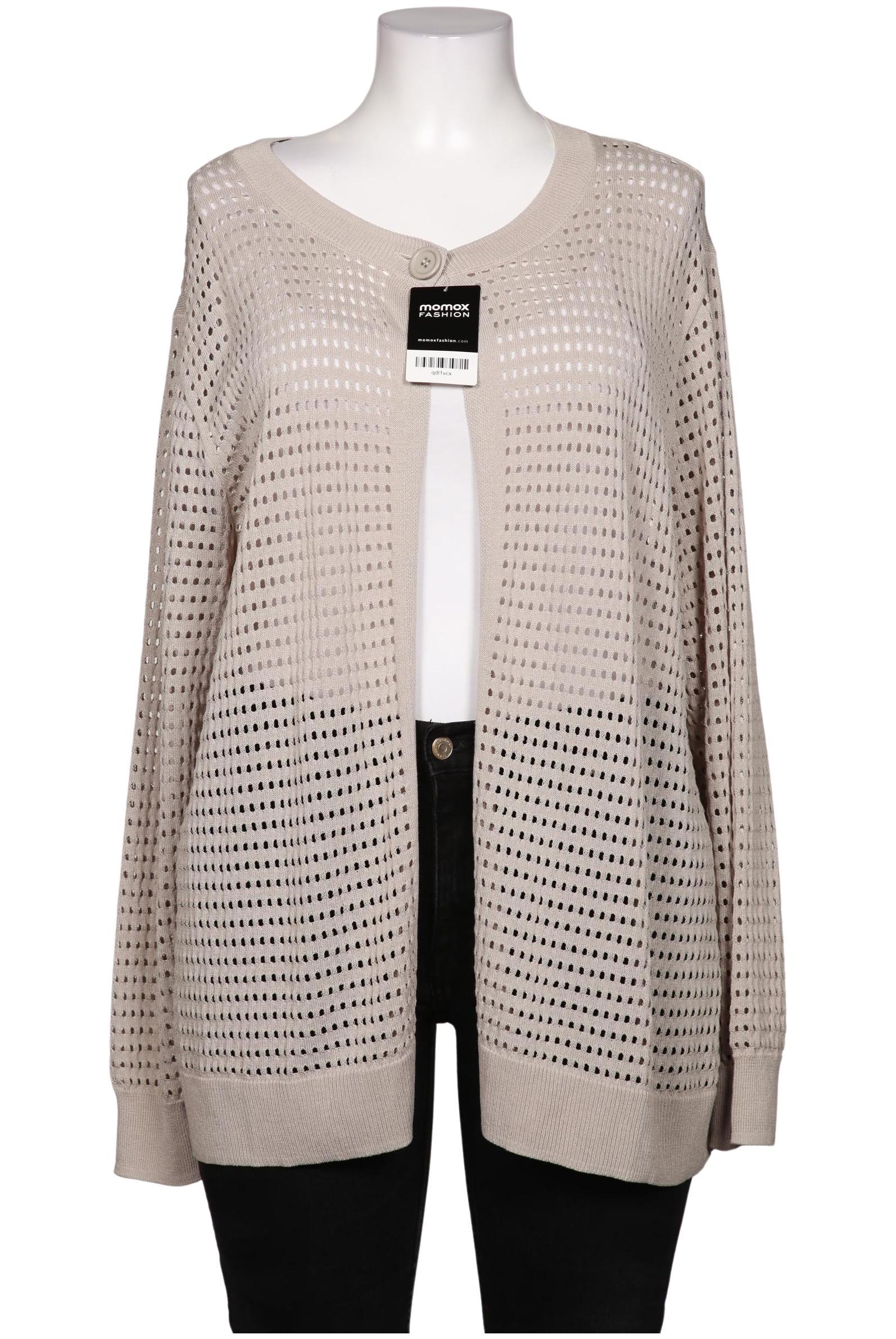 

Ulla Popken Damen Strickjacke, beige, Gr. 46