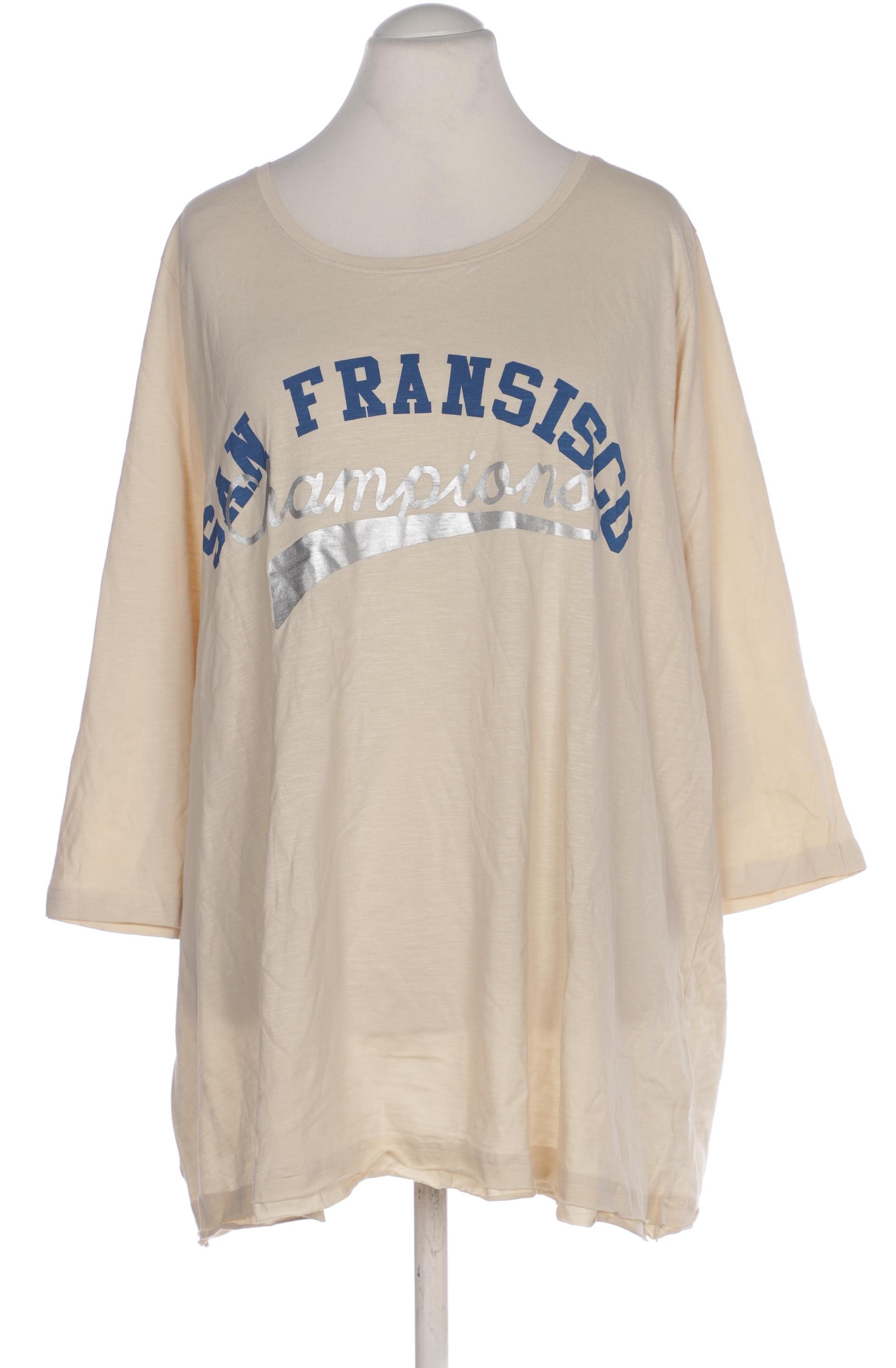 

Ulla Popken Damen T-Shirt, cremeweiß, Gr. 54