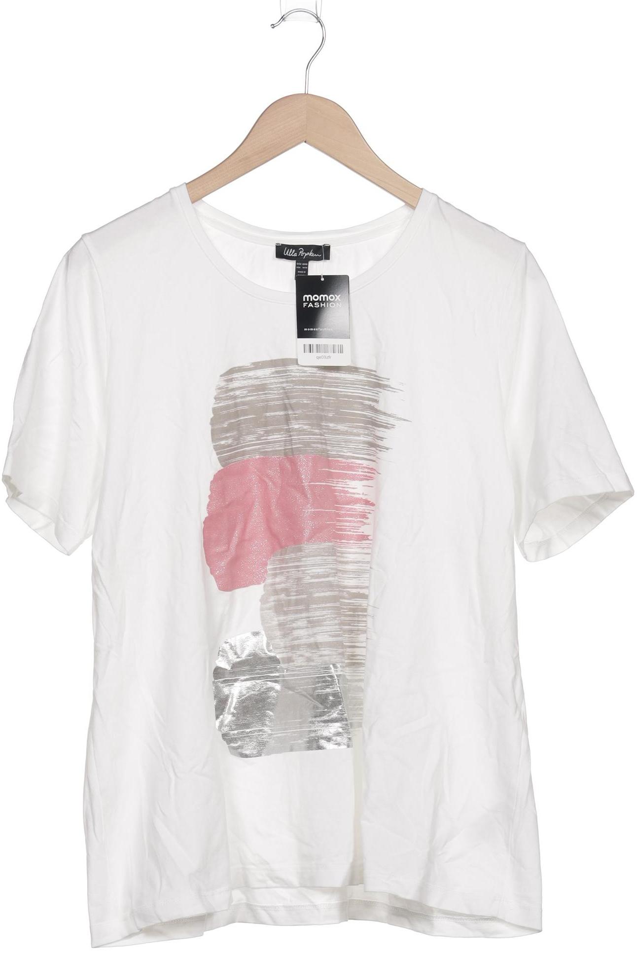 

Ulla Popken Damen T-Shirt, weiß, Gr. 46