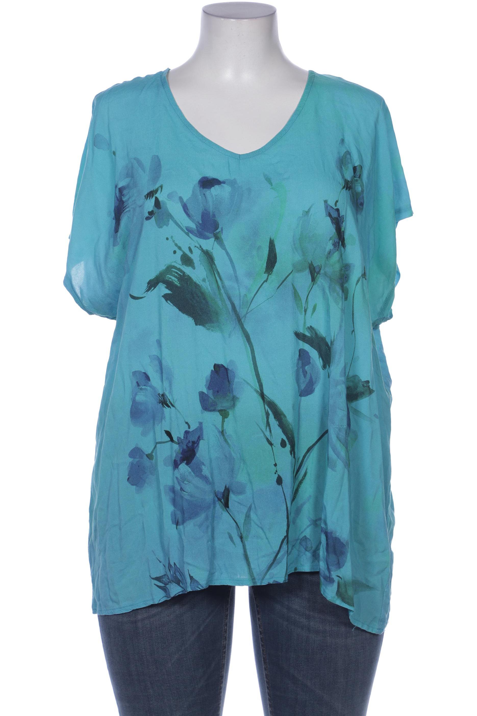 

Ulla Popken Damen Bluse, türkis, Gr. 48