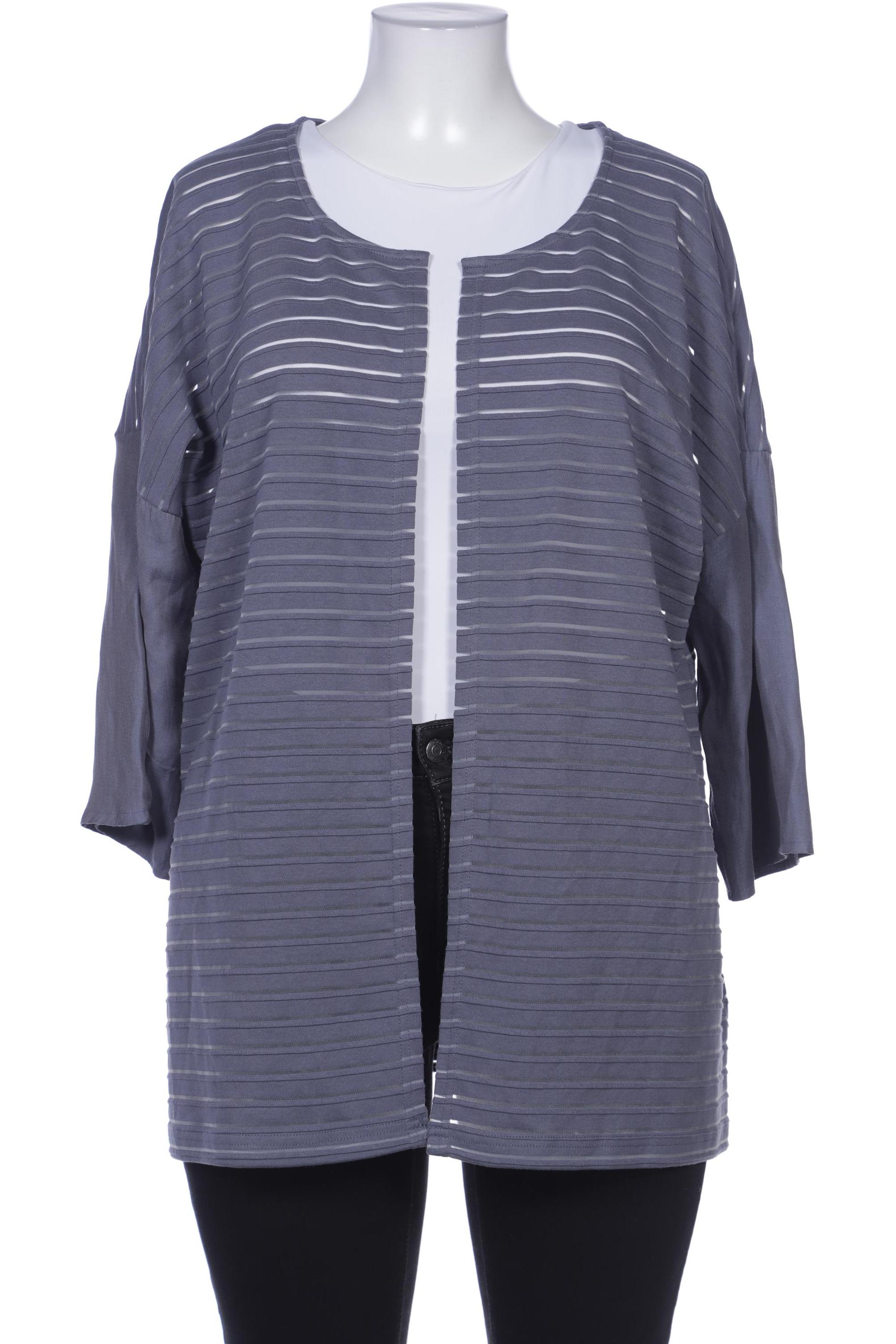 

Ulla Popken Damen Strickjacke, blau, Gr. 46