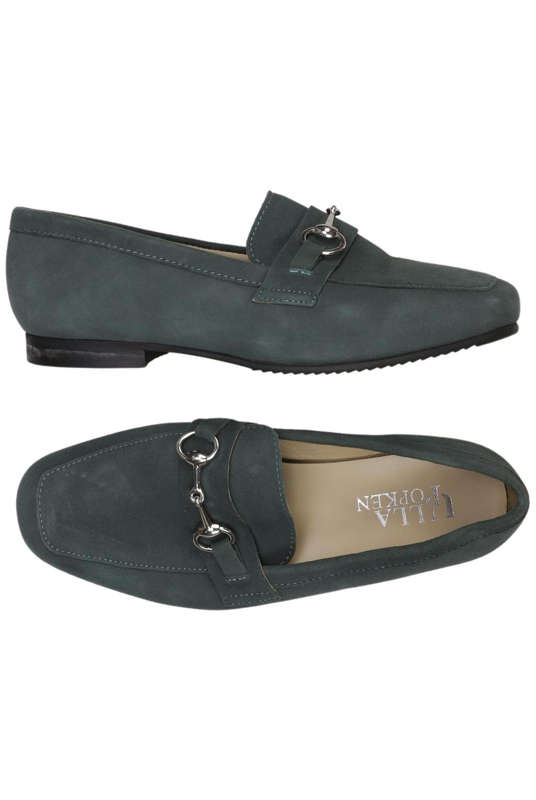 

Ulla Popken Damen Halbschuh, grün, Gr. 39