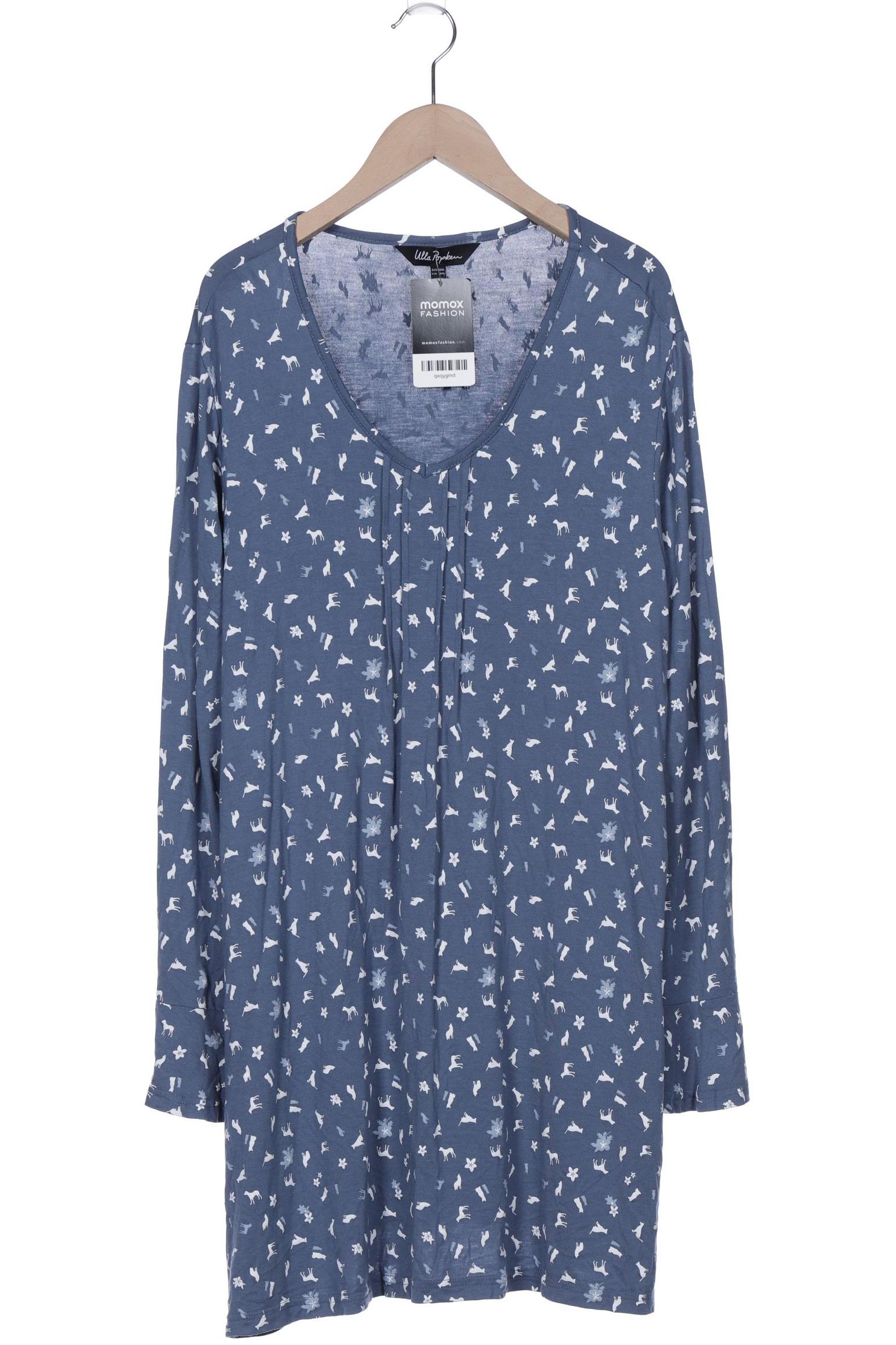 

Ulla Popken Damen Langarmshirt, blau, Gr. 42