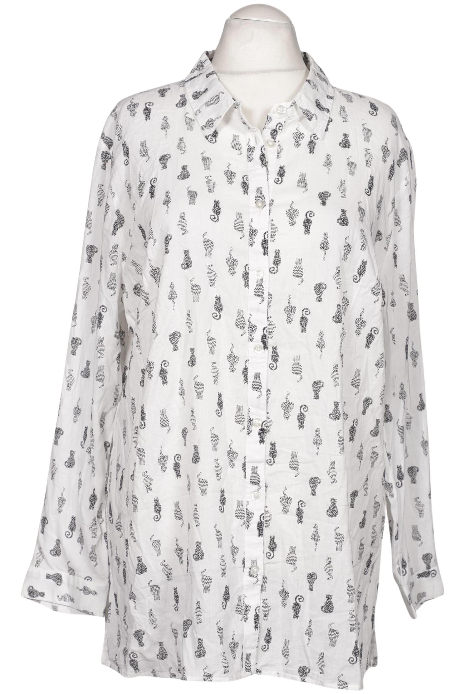 

Ulla Popken Damen Bluse, weiß, Gr. 46