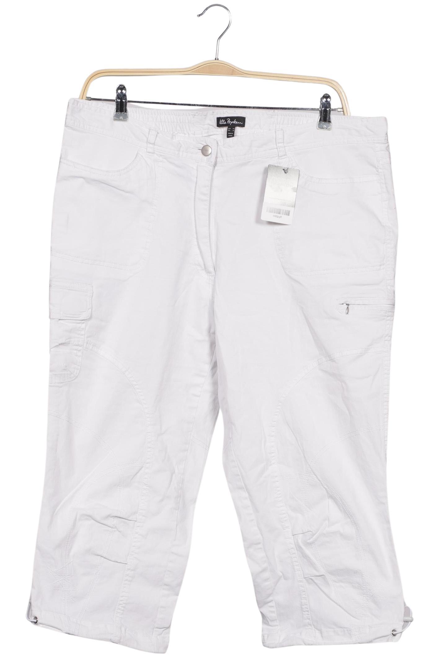 

Ulla Popken Damen Stoffhose, weiß, Gr. 48