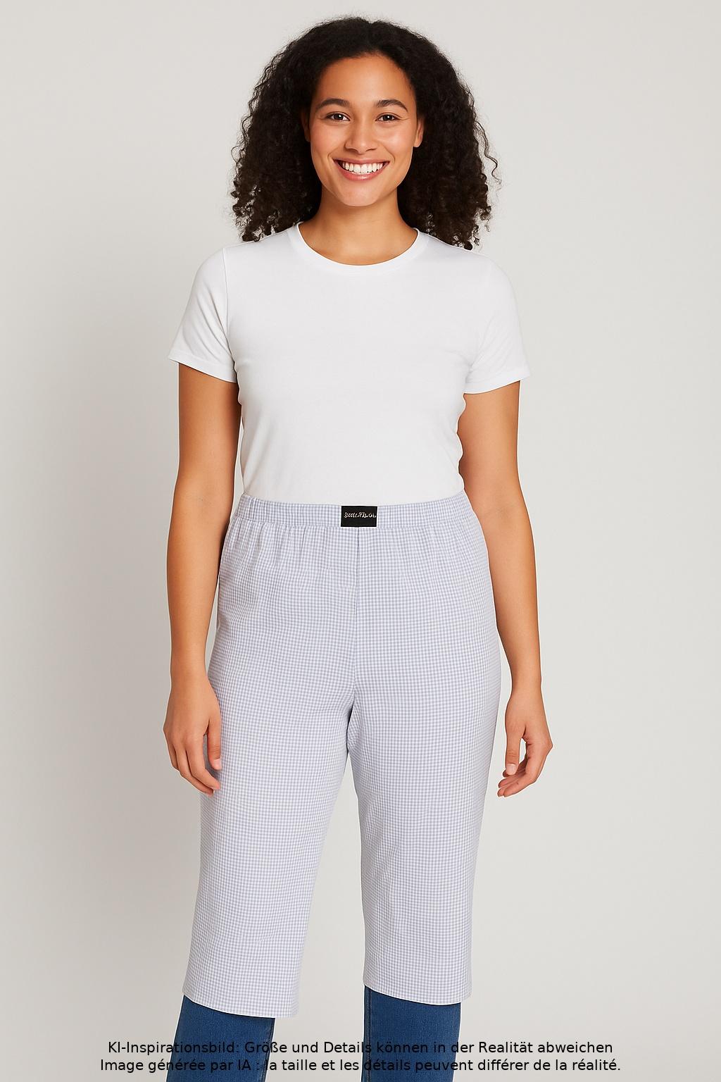 

Ulla Popken Damen Stoffhose, grau, Gr. 52