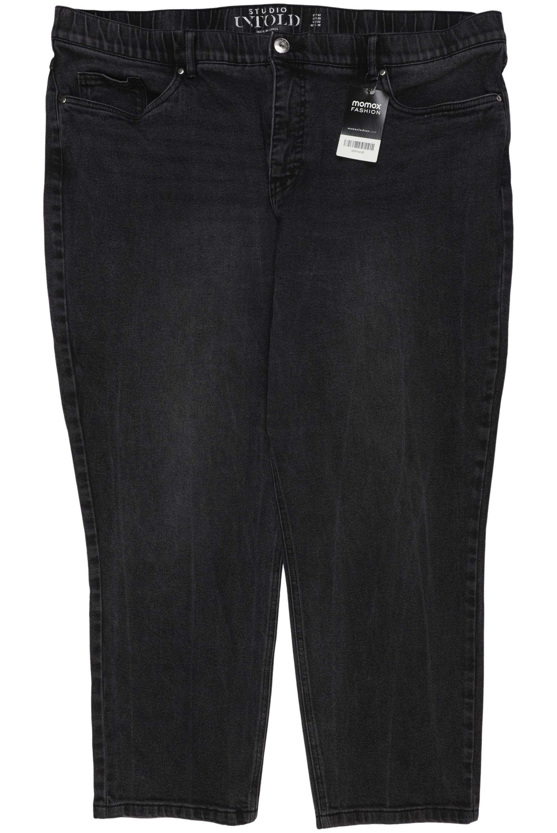 

Ulla Popken Damen Jeans, schwarz, Gr. 52