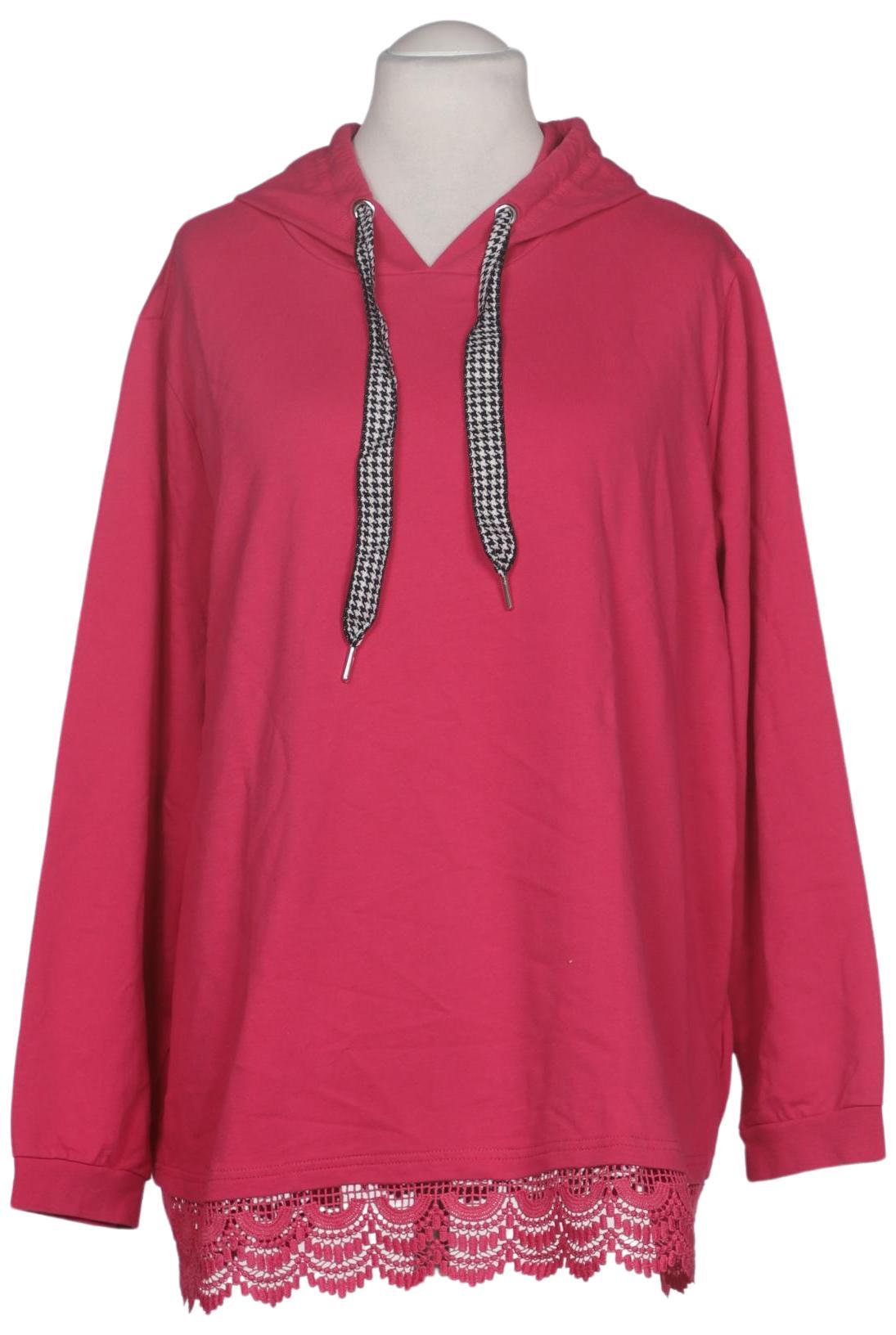 

Ulla Popken Damen Kapuzenpullover, pink, Gr. 54
