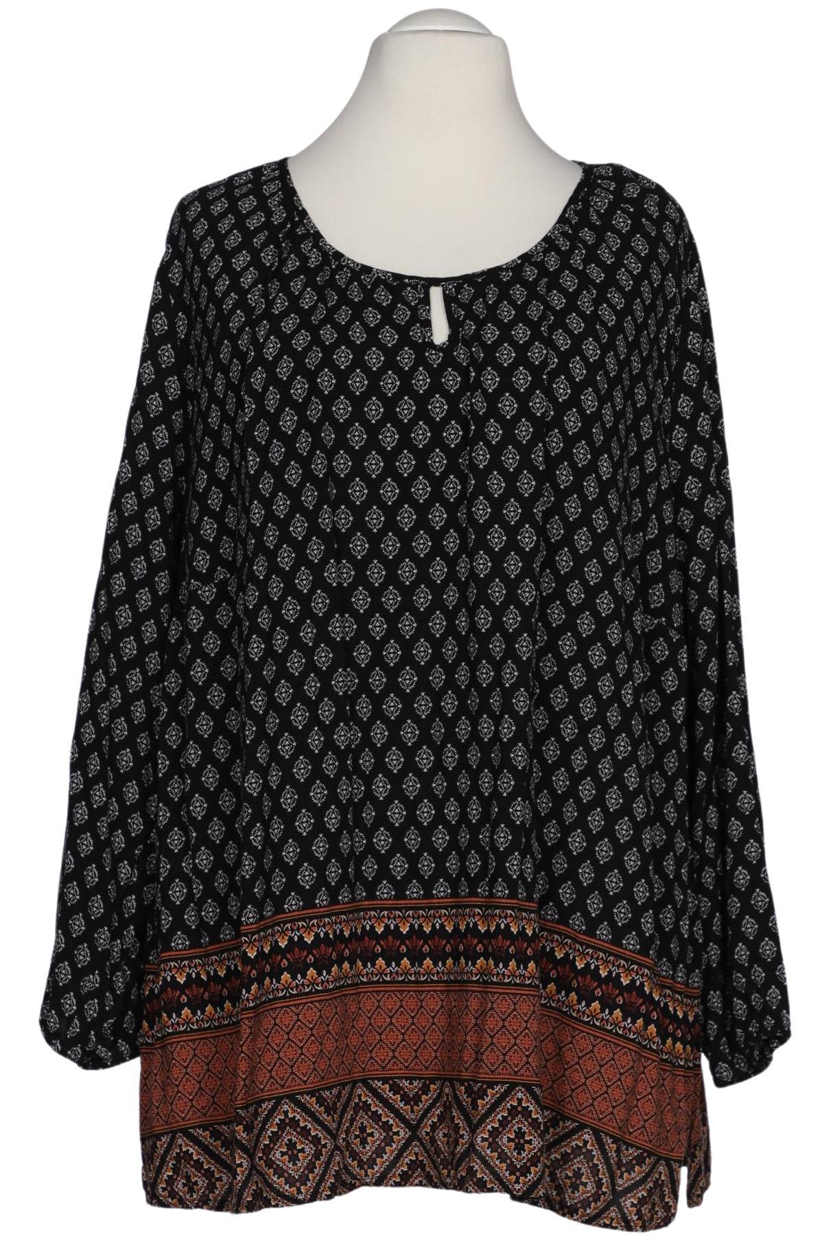 

Ulla Popken Damen Bluse, schwarz, Gr. 54