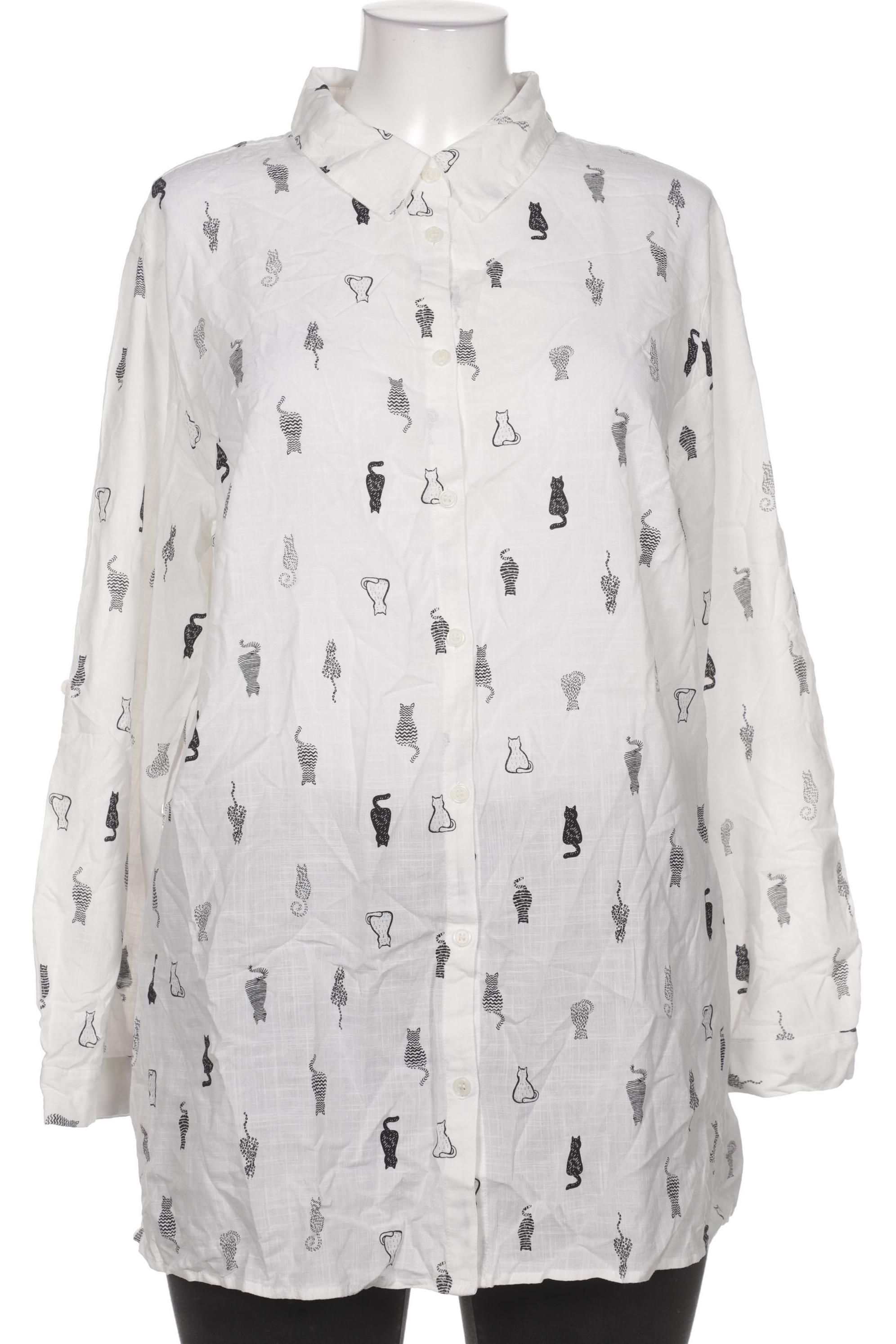 

Ulla Popken Damen Bluse, weiß, Gr. 46