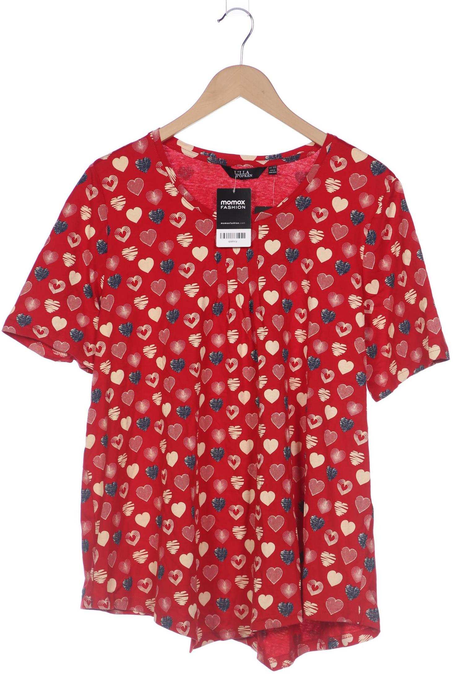 

Ulla Popken Damen T-Shirt, rot, Gr. 46