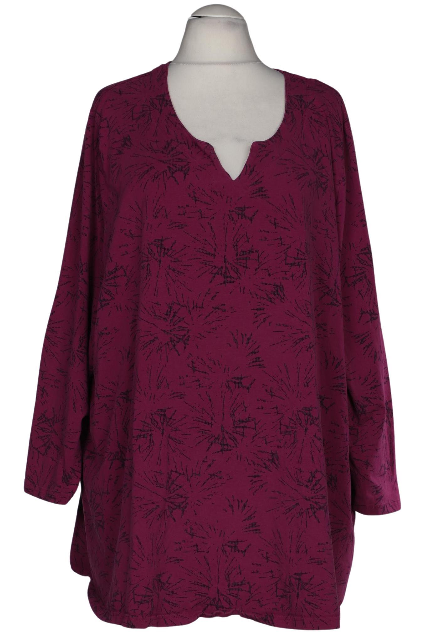 

Ulla Popken Damen Langarmshirt, flieder, Gr. 62