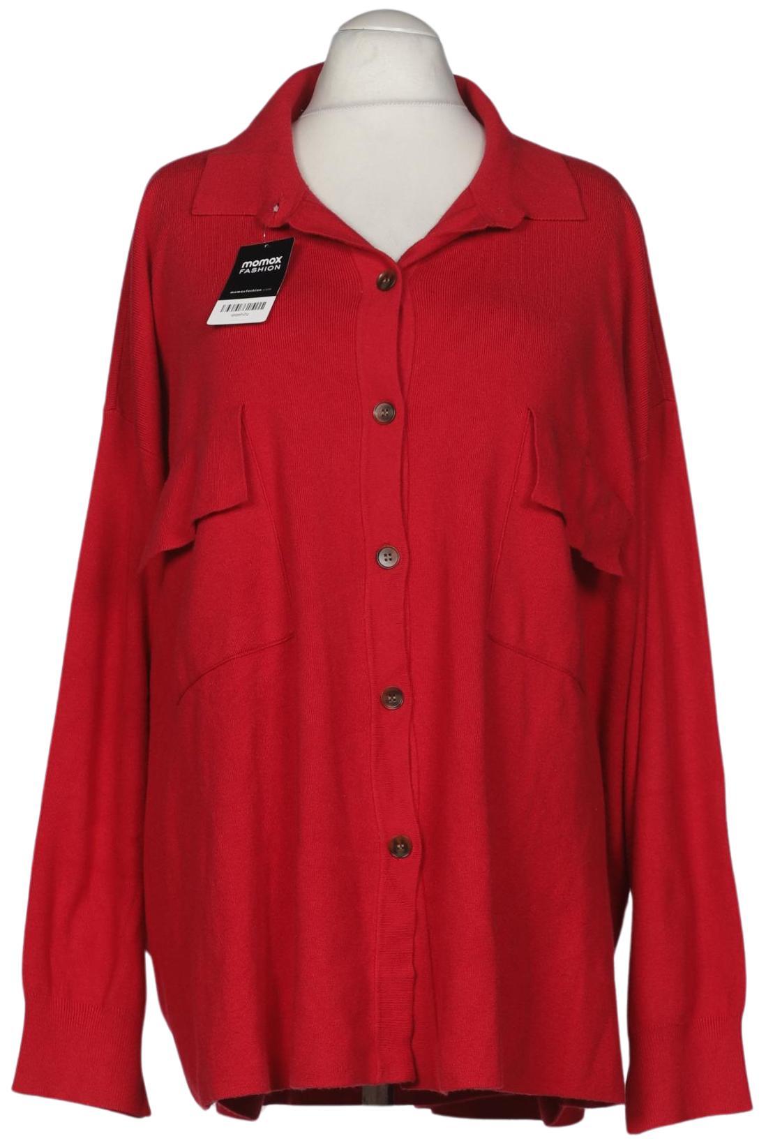 

Ulla Popken Damen Strickjacke, rot, Gr. 62