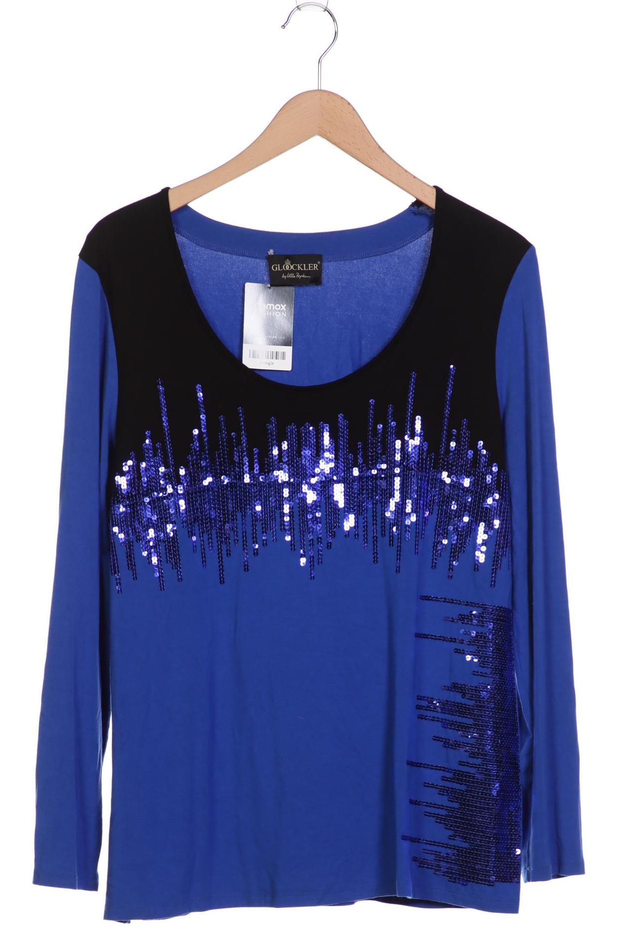 

Ulla Popken Damen Langarmshirt, blau, Gr. 42