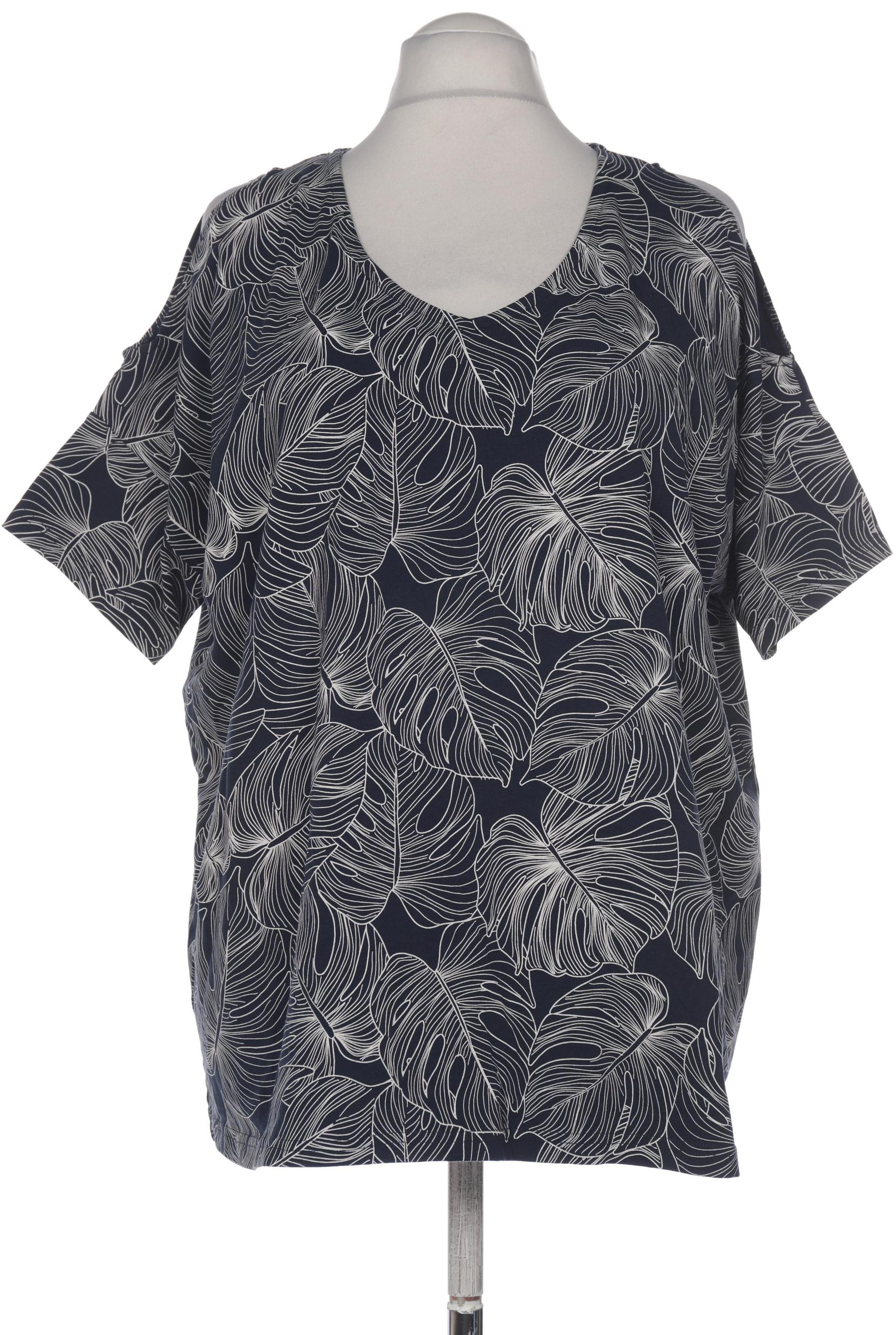 

Ulla Popken Damen T-Shirt, marineblau, Gr. 52