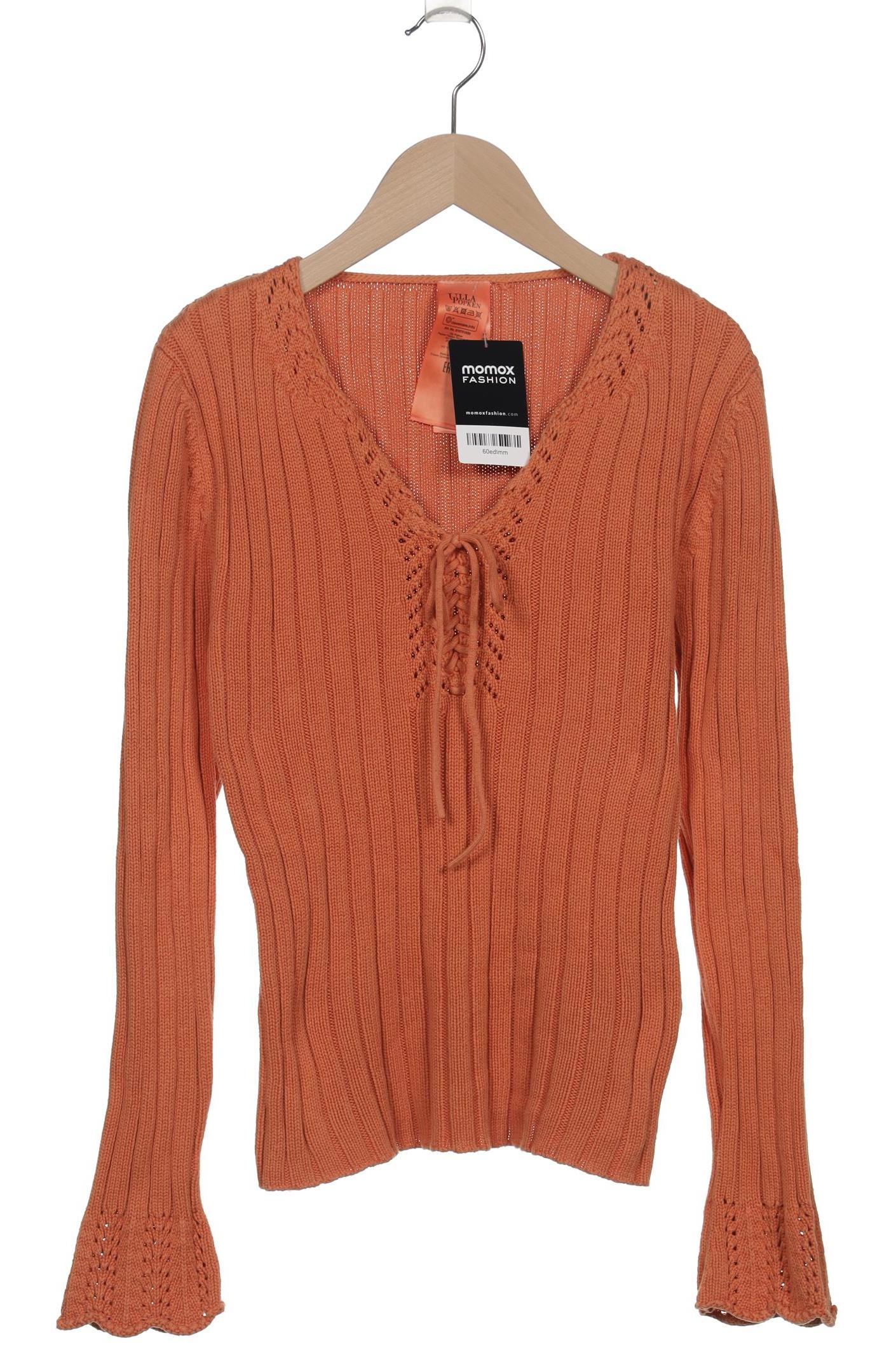 

Ulla Popken Damen Pullover, orange, Gr. 34